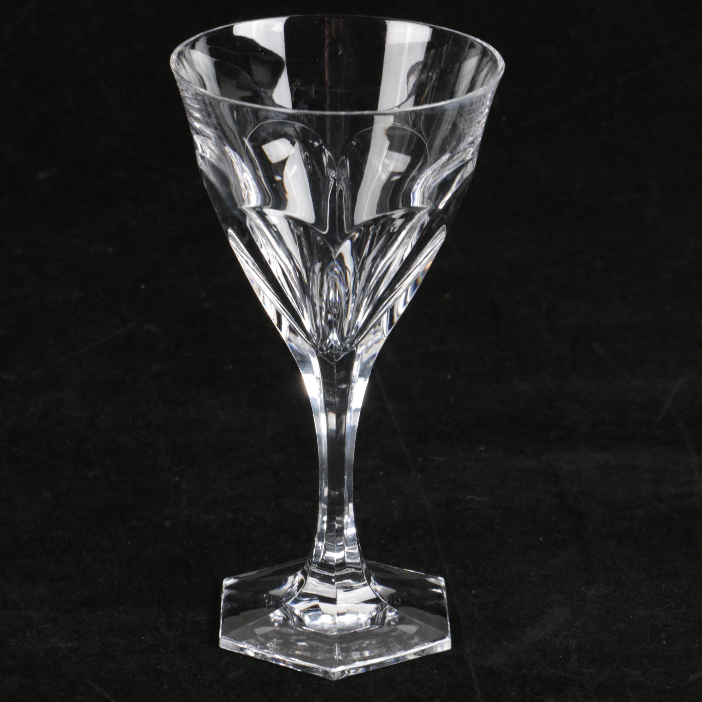 Hand Cut Crystal Stemware