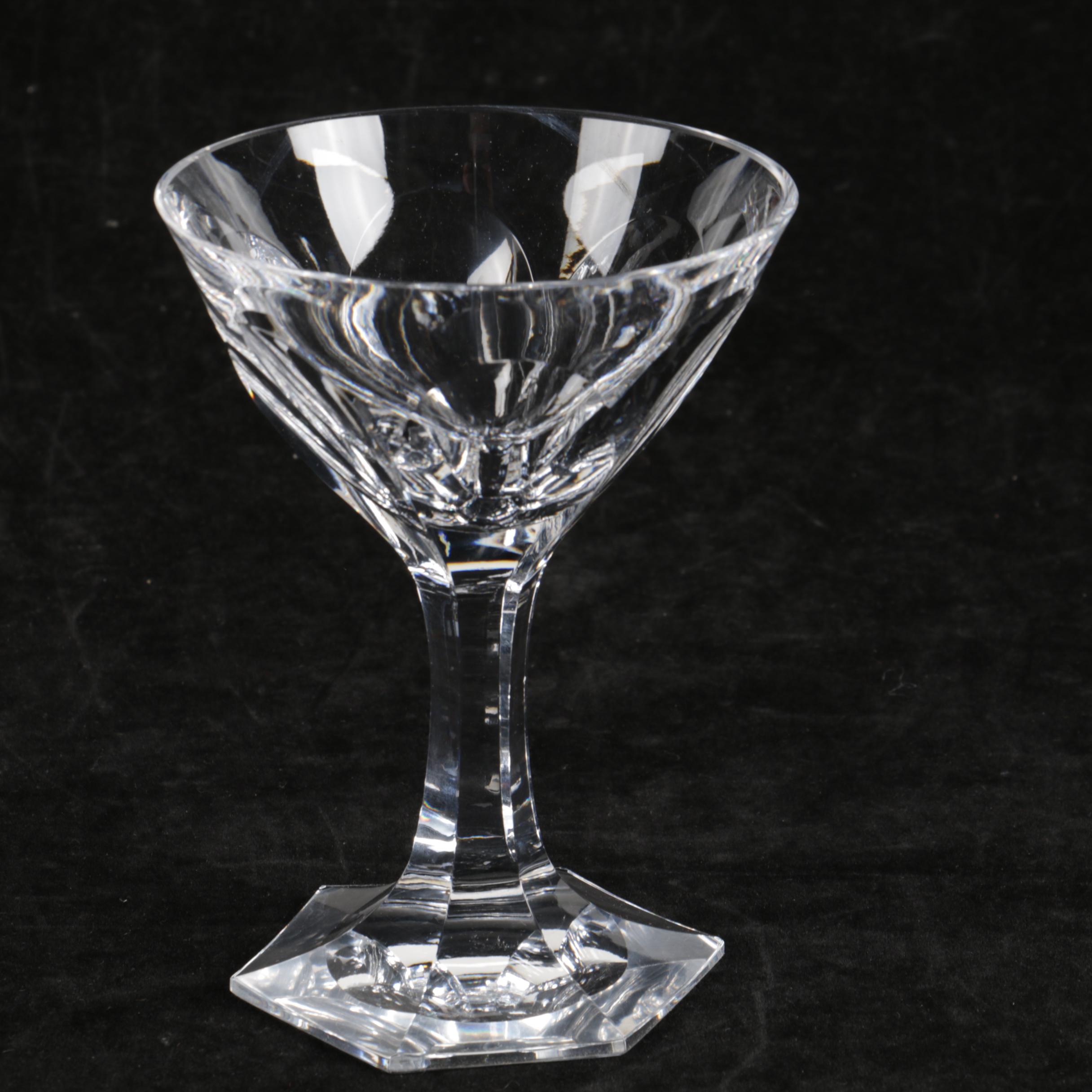 Hand Cut Crystal Stemware
