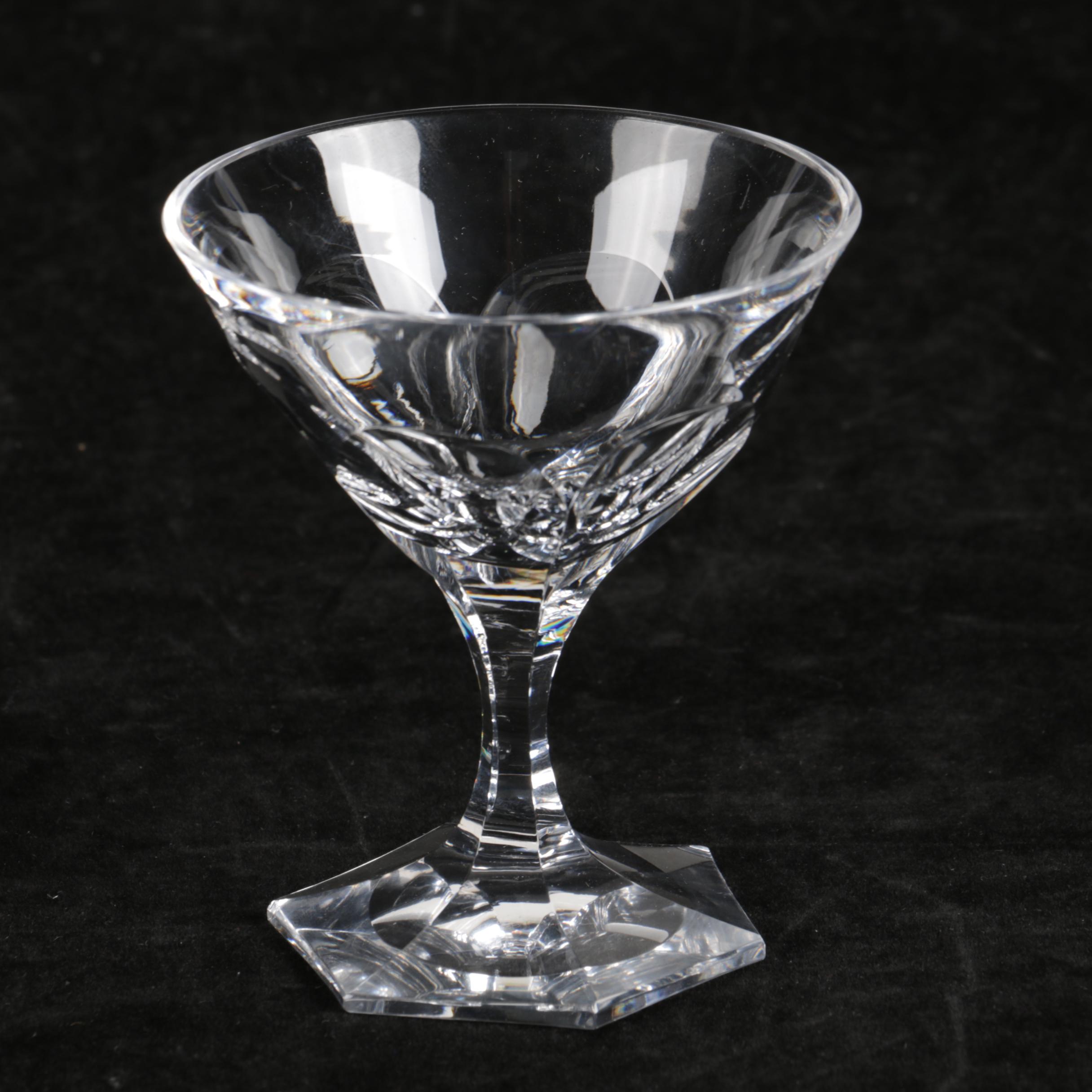 Hand Cut Crystal Stemware