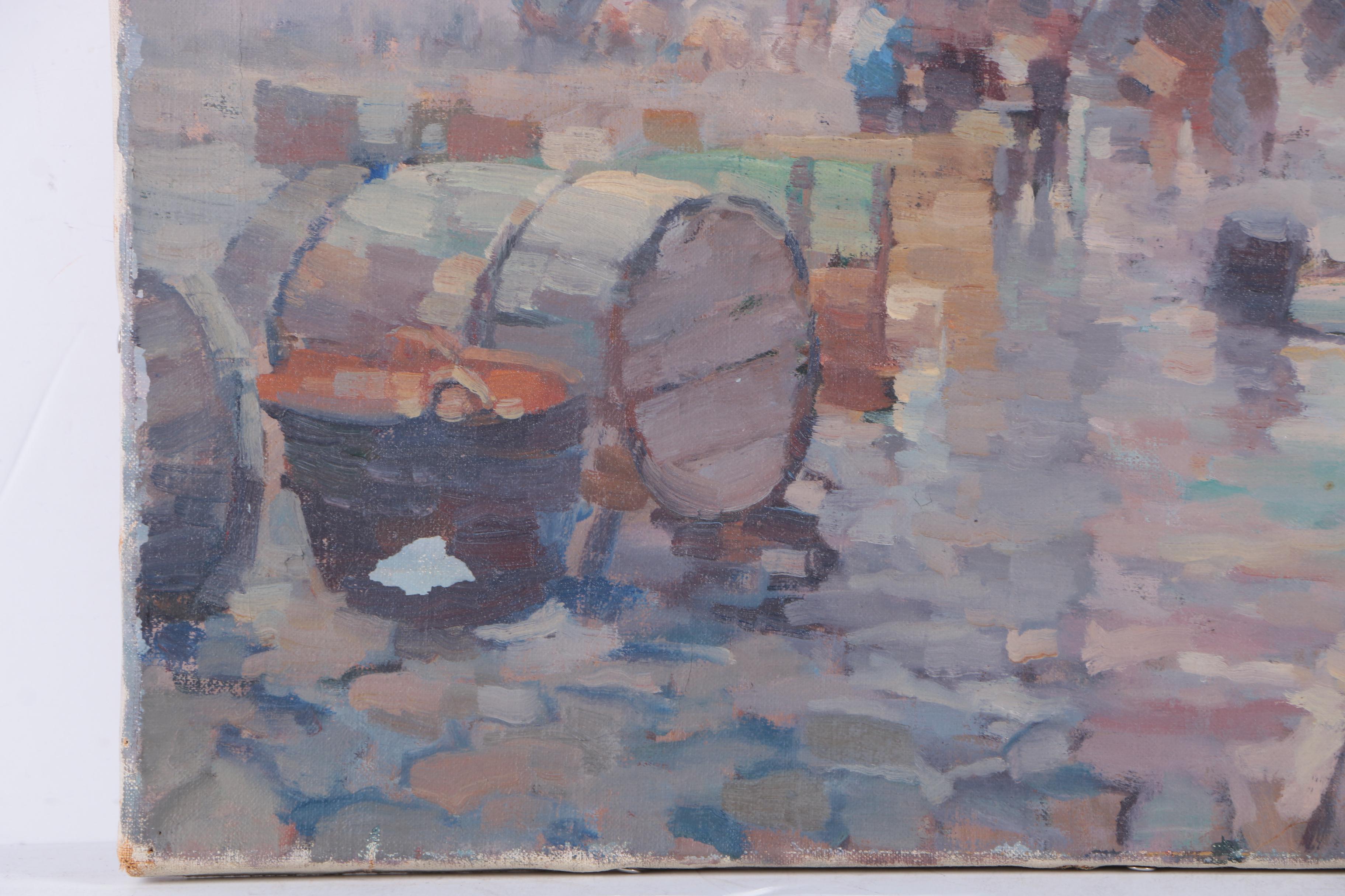 Klement Olsansky Oil Painting of a Seashore