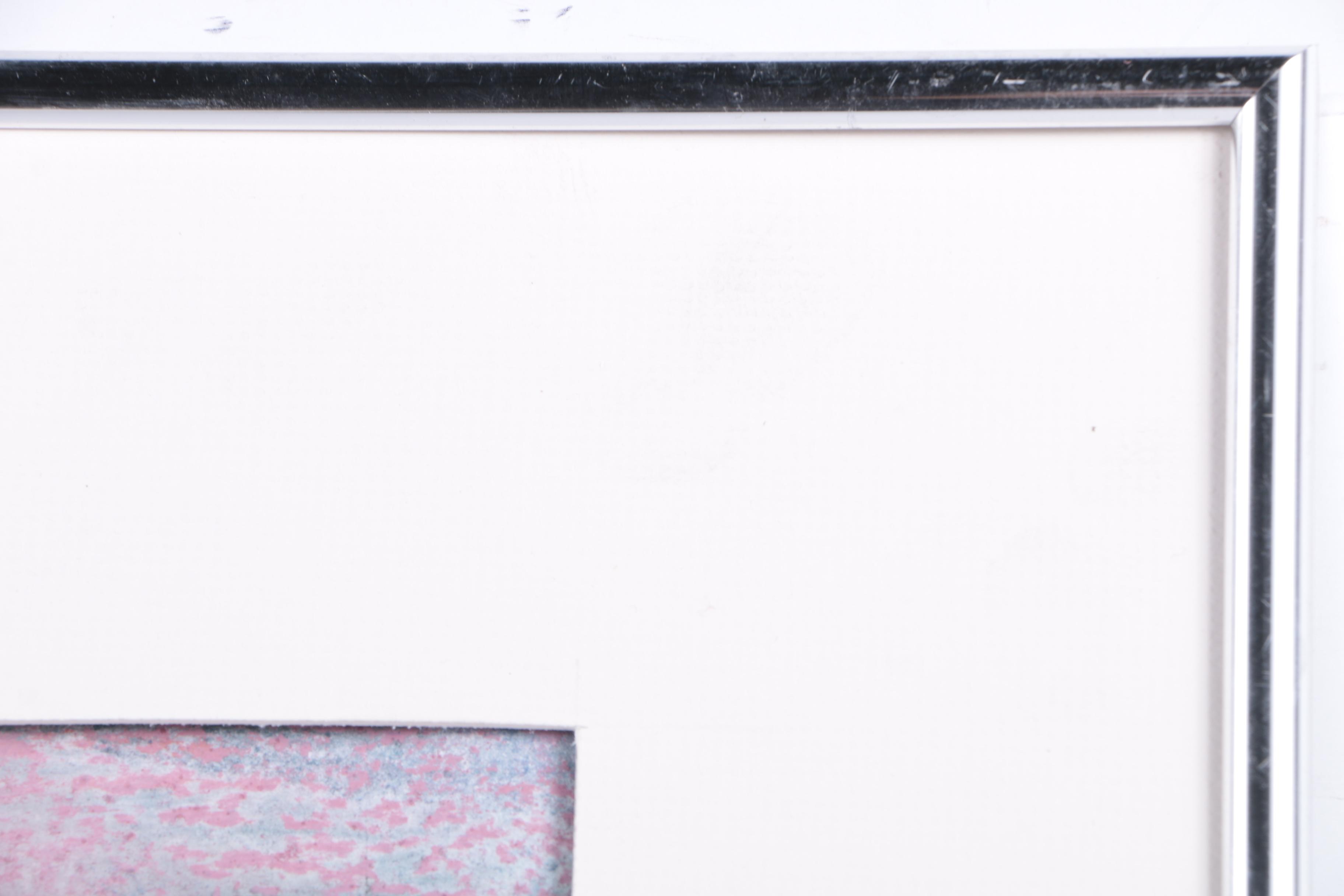 Jane Parker Pastel and Watercolor Drawing "Flood Watch"