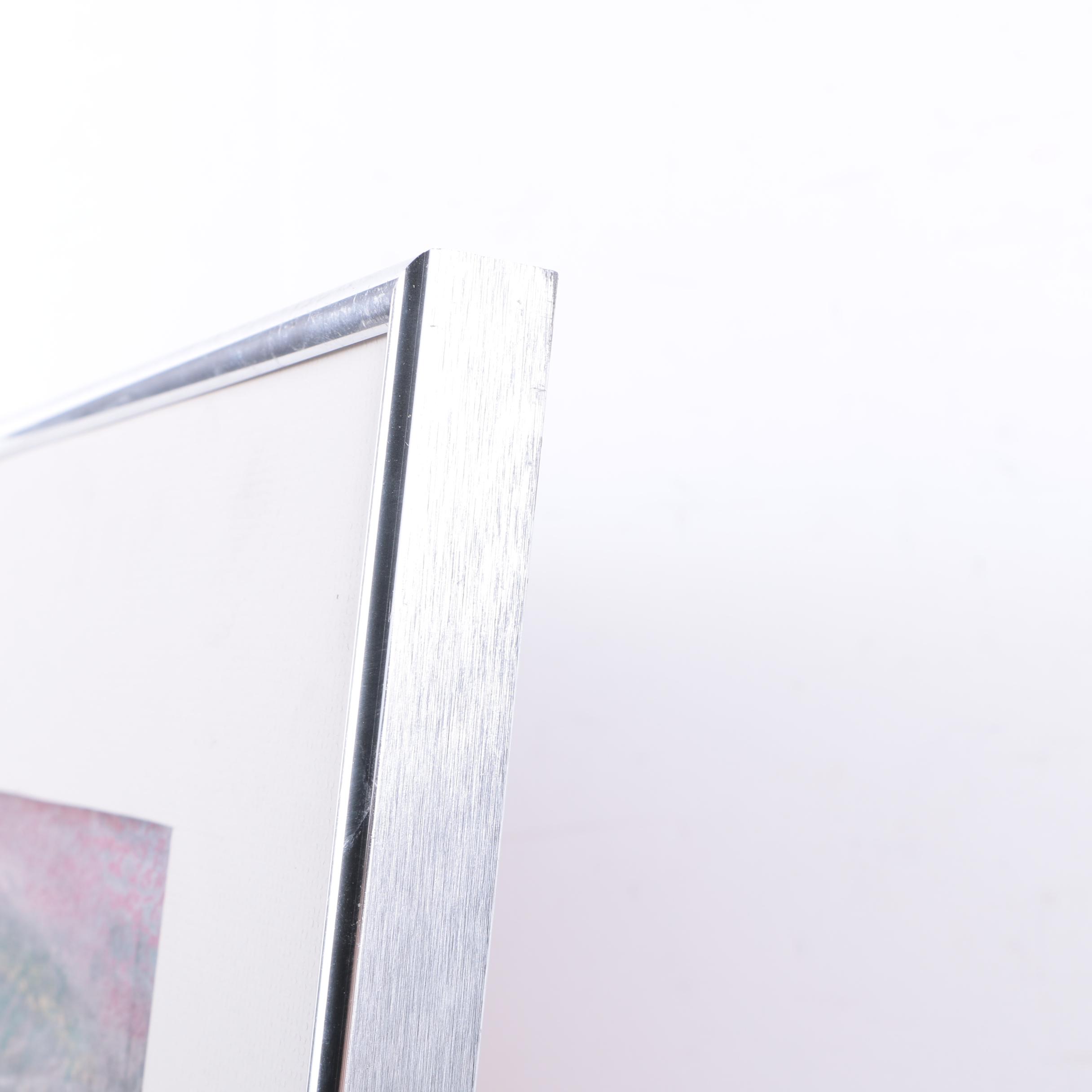 Jane Parker Pastel and Watercolor Drawing "Flood Watch"