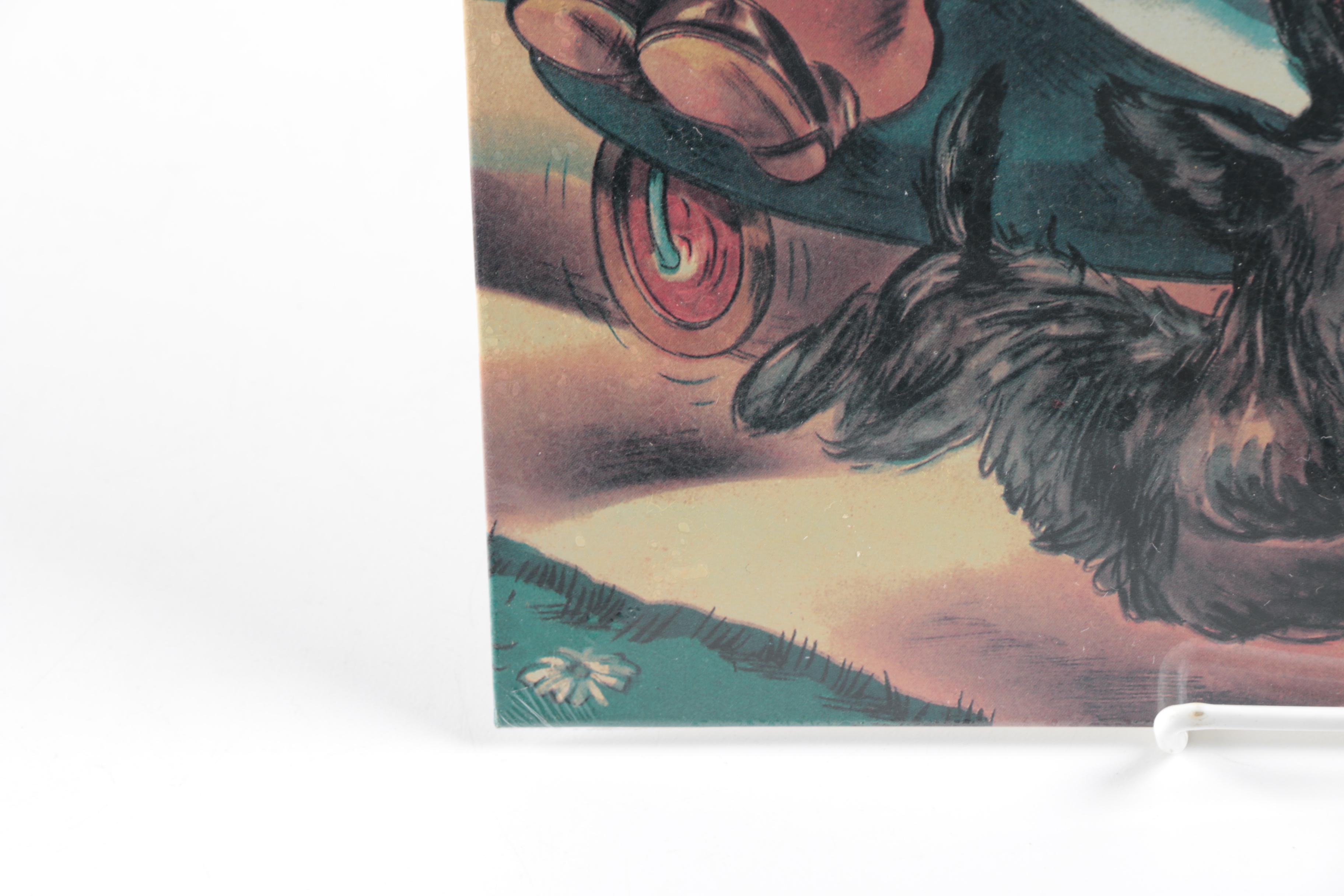 Hallmark Kiddie Cars and Framed Coloring Book Cover