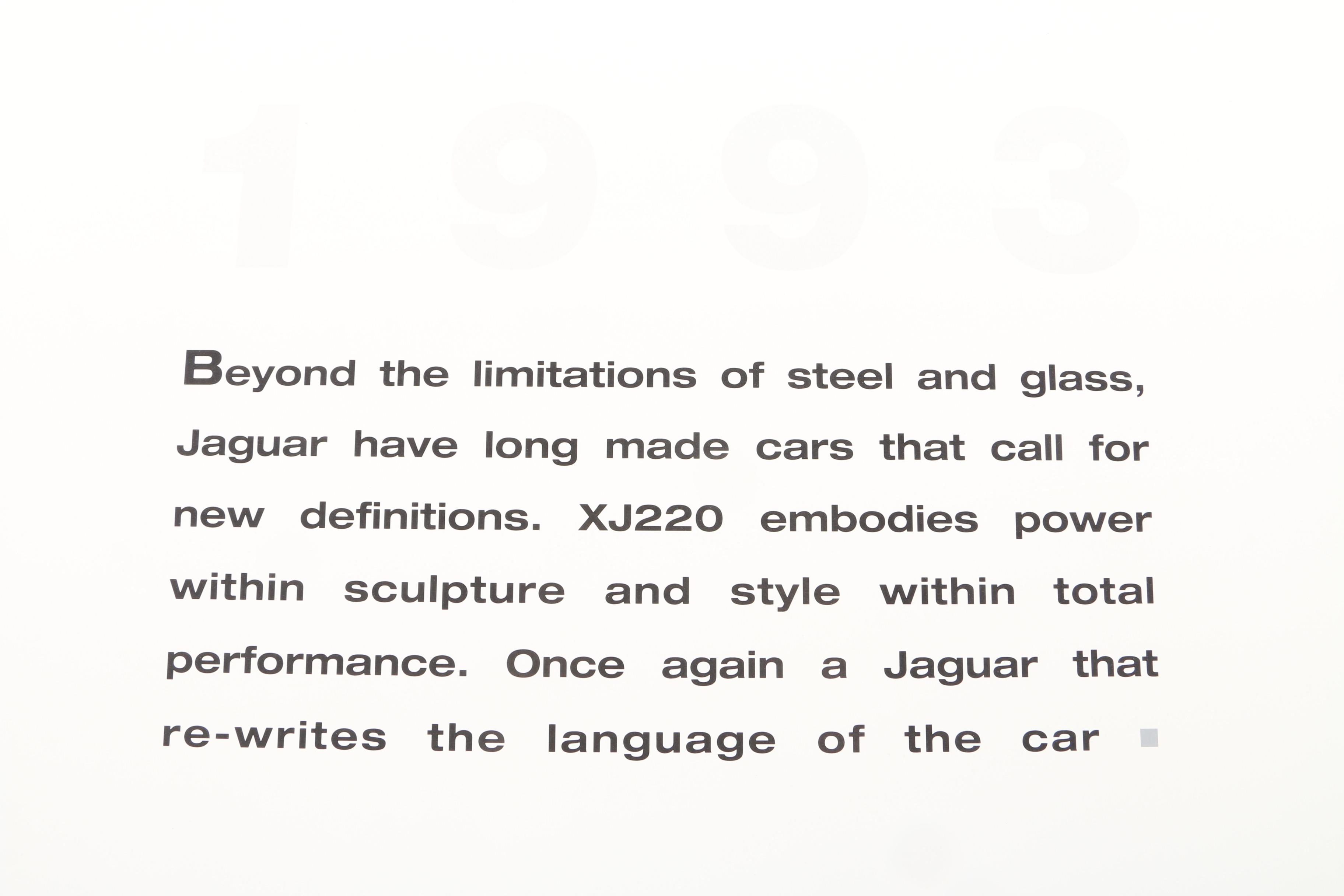 1993 and 1984 Jaguar Calendar and Pages