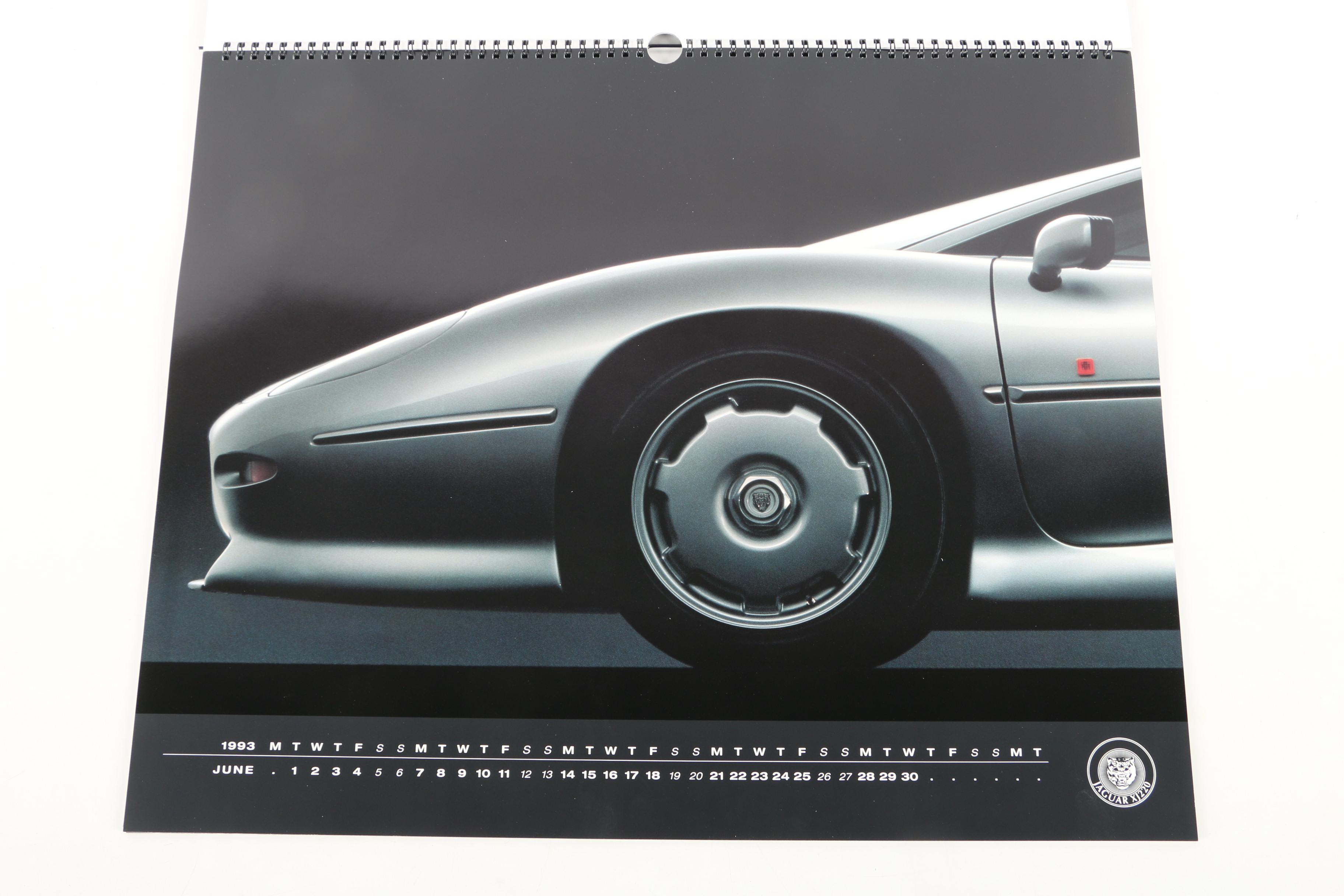1993 and 1984 Jaguar Calendar and Pages