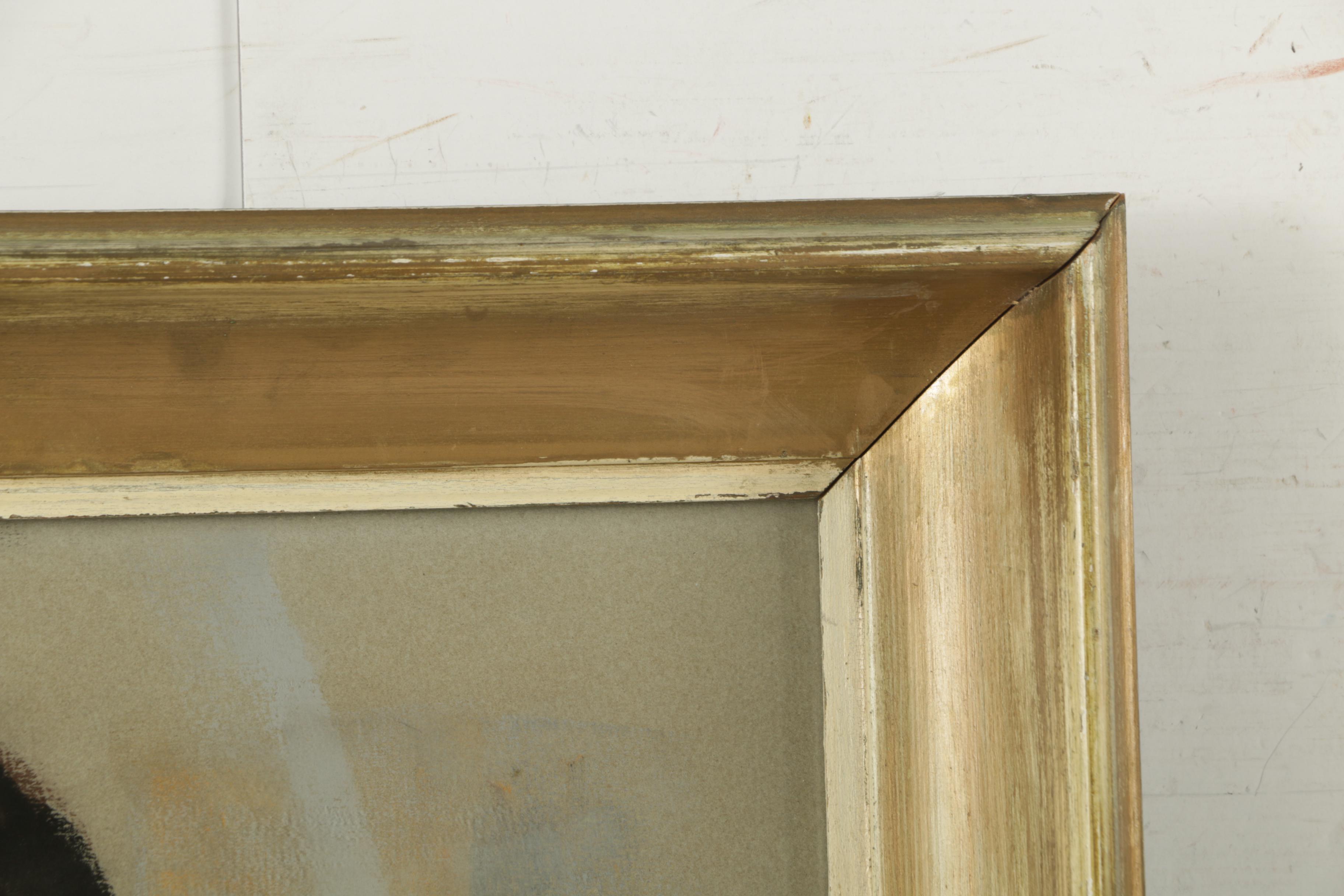 John de la Vega Pastel Portrait of a Man