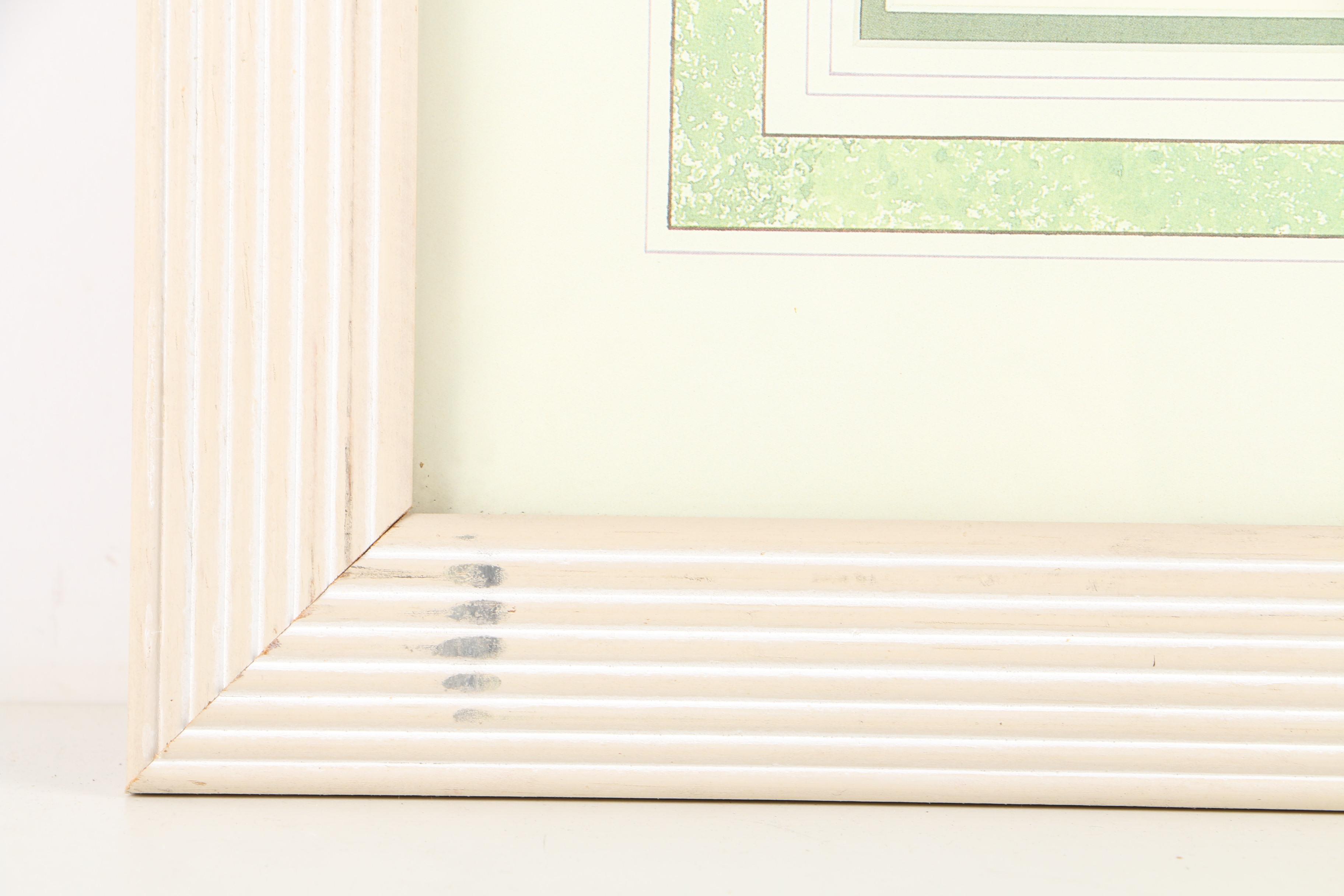 Offset Lithograph on Paper of Chrysanthemums