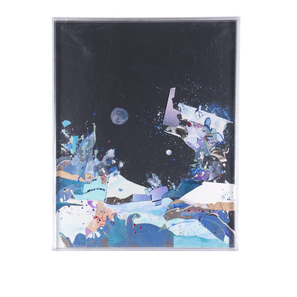 Desy Safán-Gerard Mixed Media Collage "Crescendo"