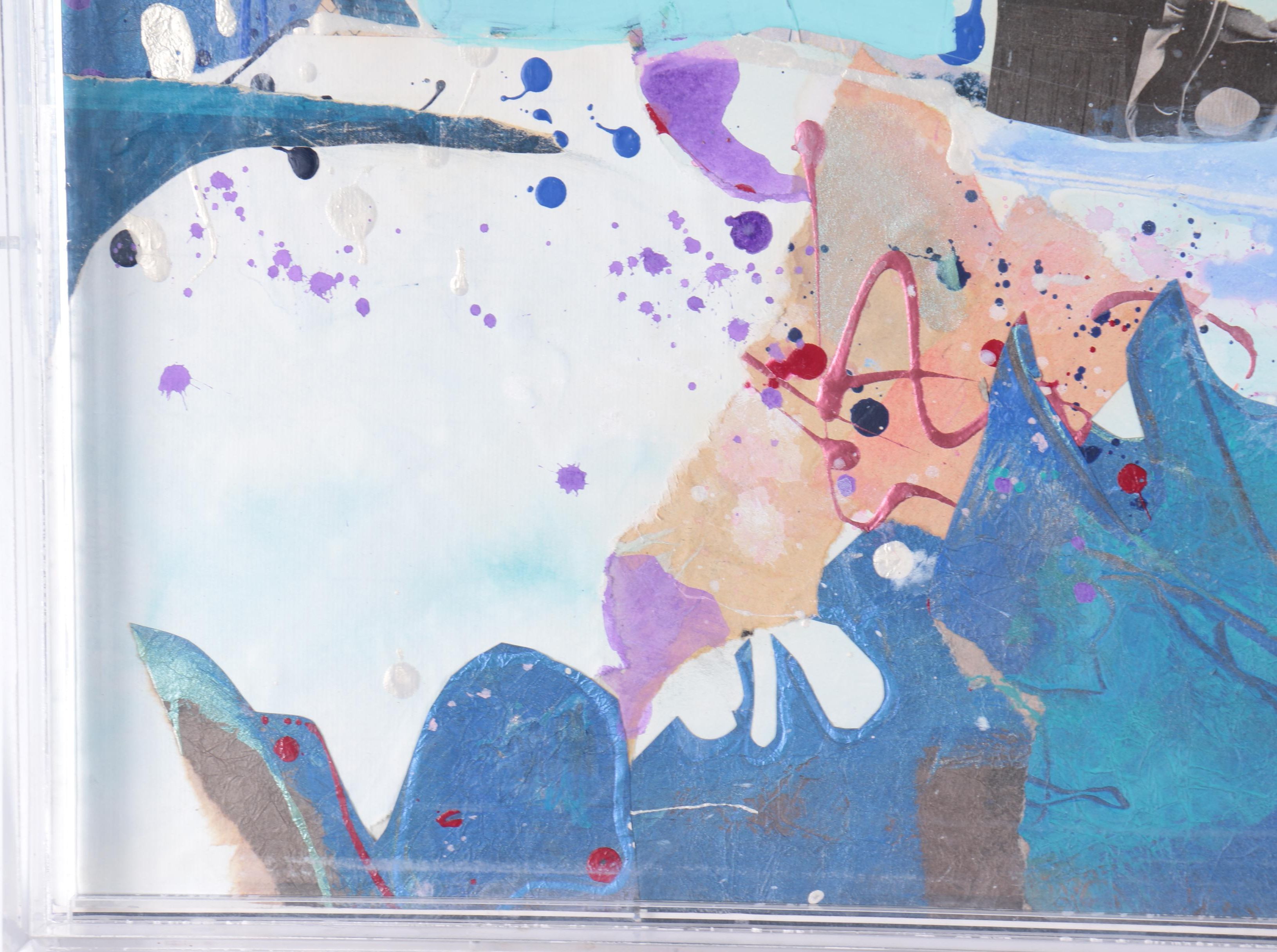 Desy Safán-Gerard Mixed Media Collage "Crescendo"