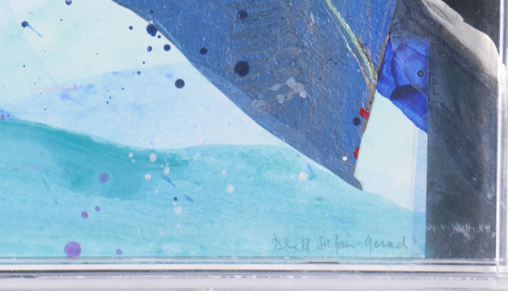 Desy Safán-Gerard Mixed Media Collage "Crescendo"