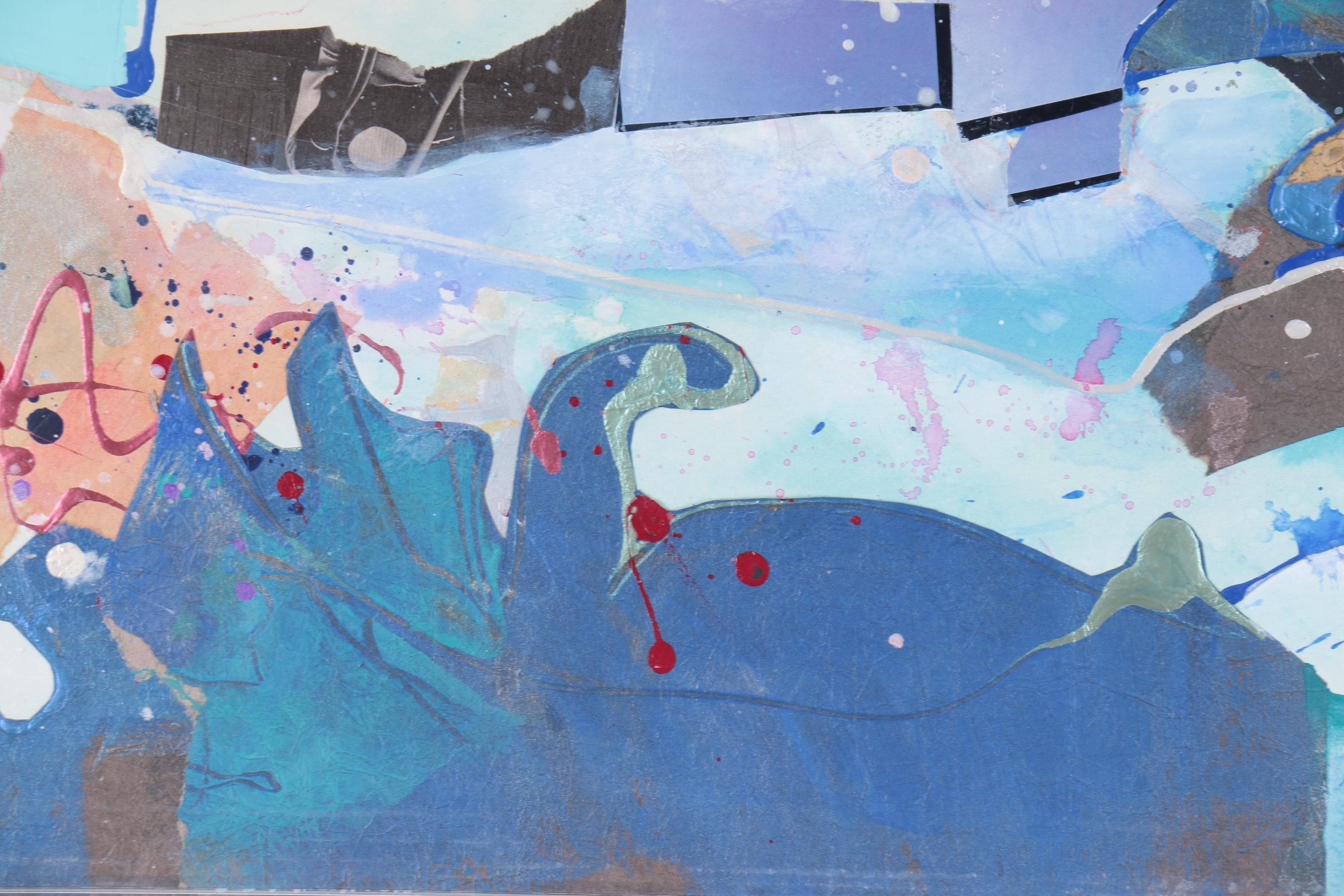 Desy Safán-Gerard Mixed Media Collage "Crescendo"