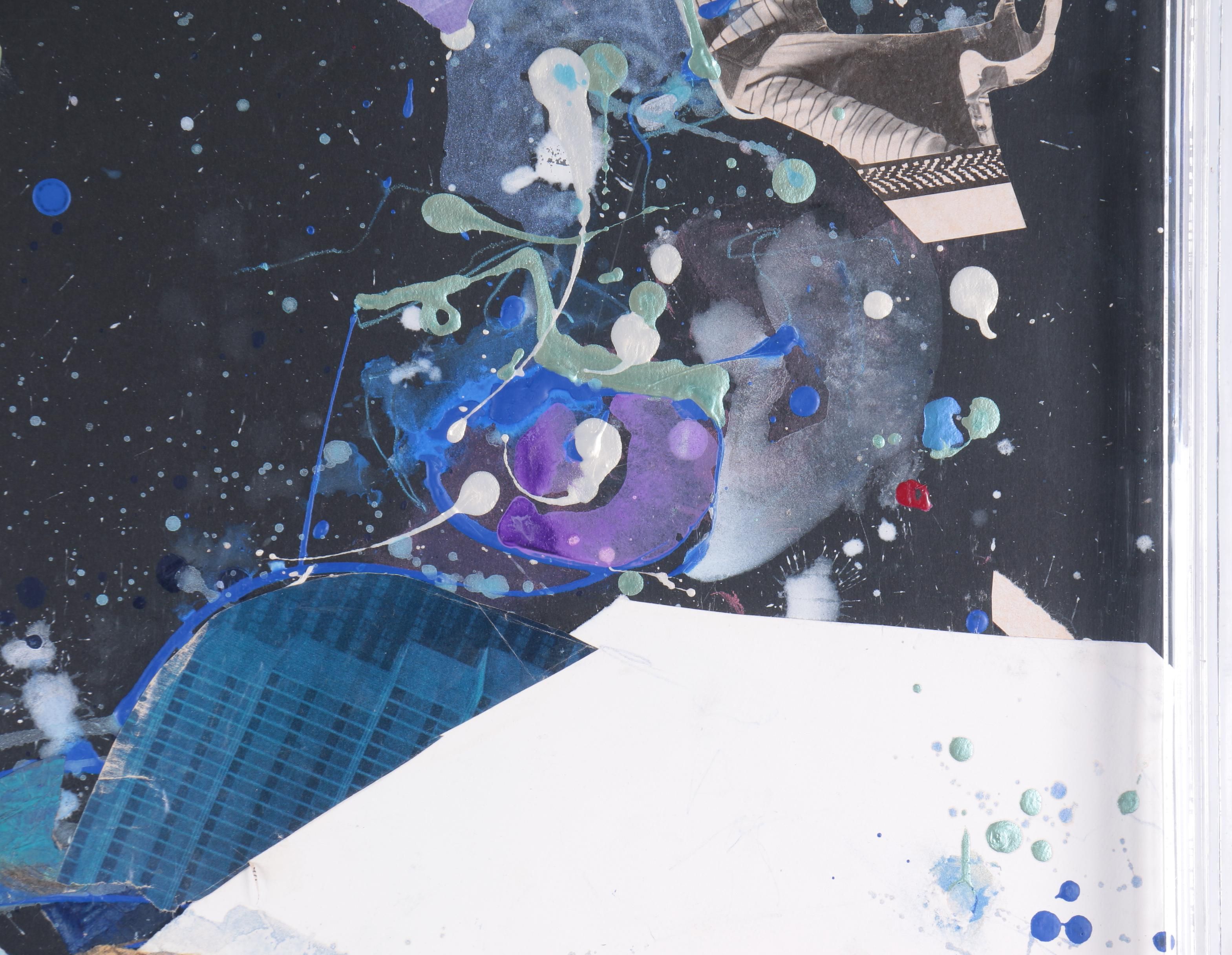 Desy Safán-Gerard Mixed Media Collage "Crescendo"