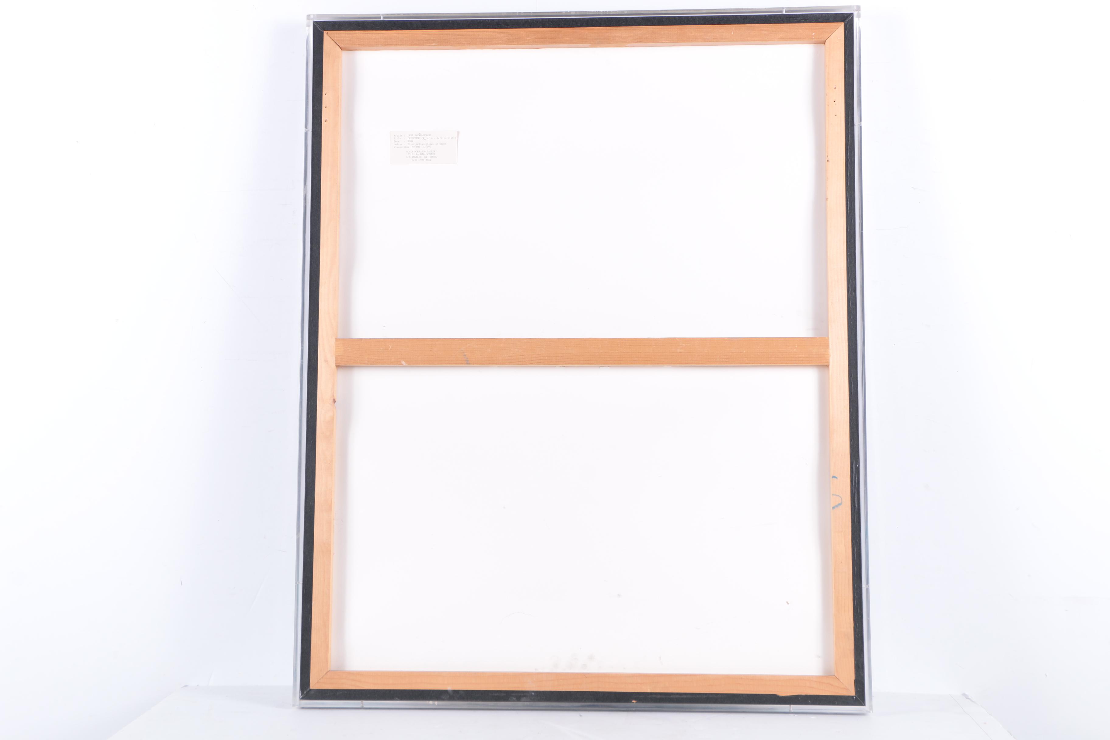 Desy Safan-Gerard Mixed Media Collage on Paper "Crescendo"