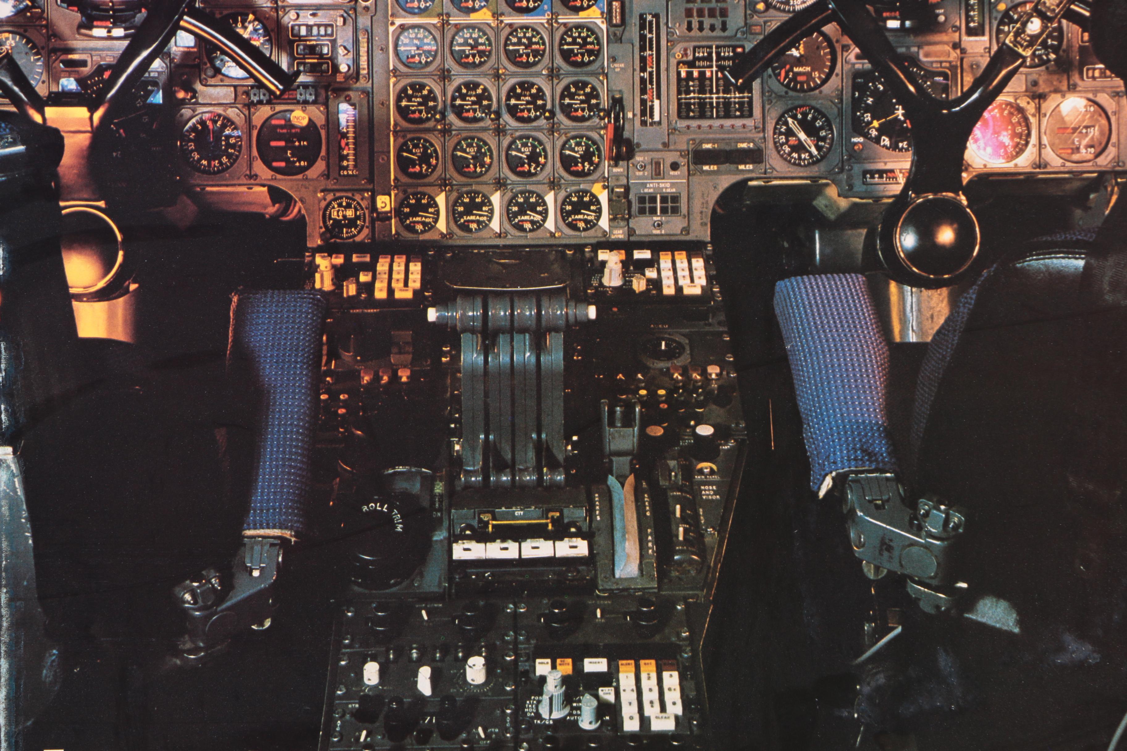 1981 Offset Lithograph Print "Concorde"