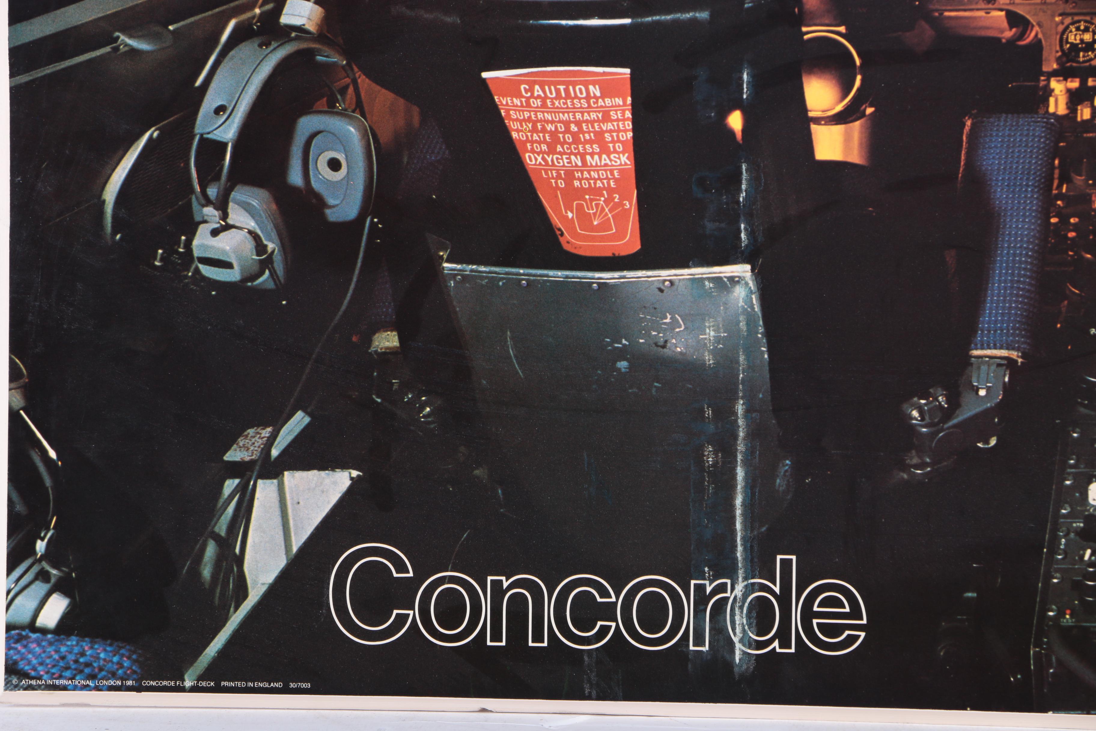 1981 Offset Lithograph Print "Concorde"