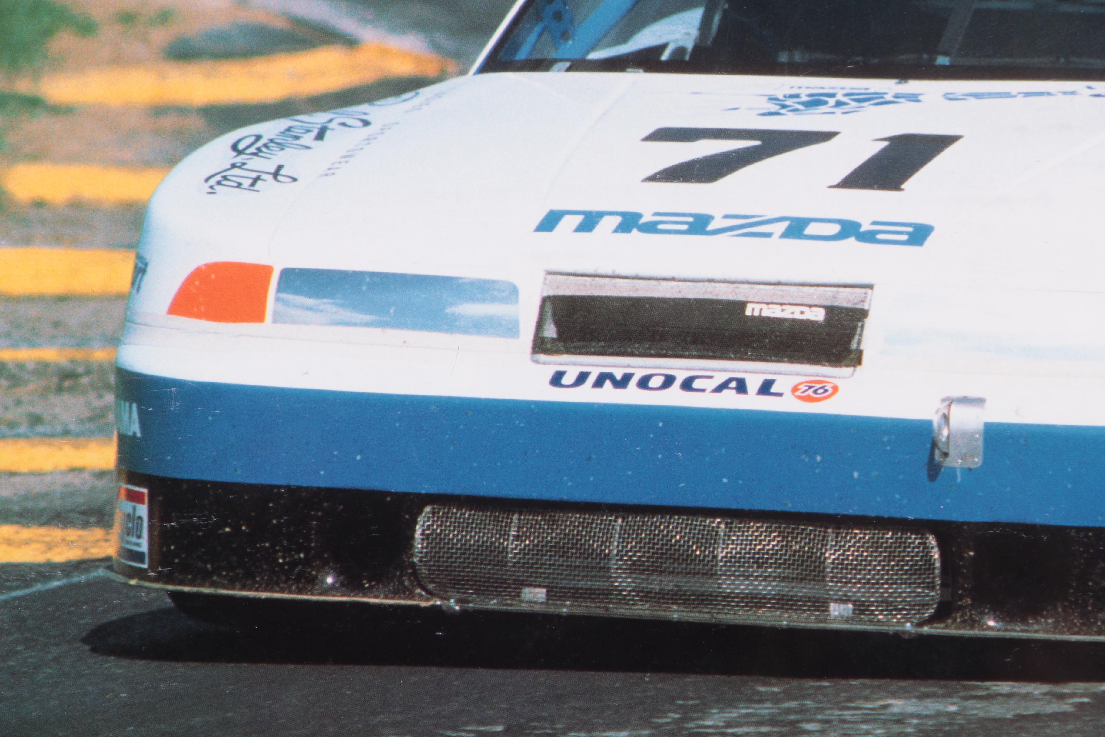 Offset Lithograph Poster on Paper Depicting Mazda MX-6