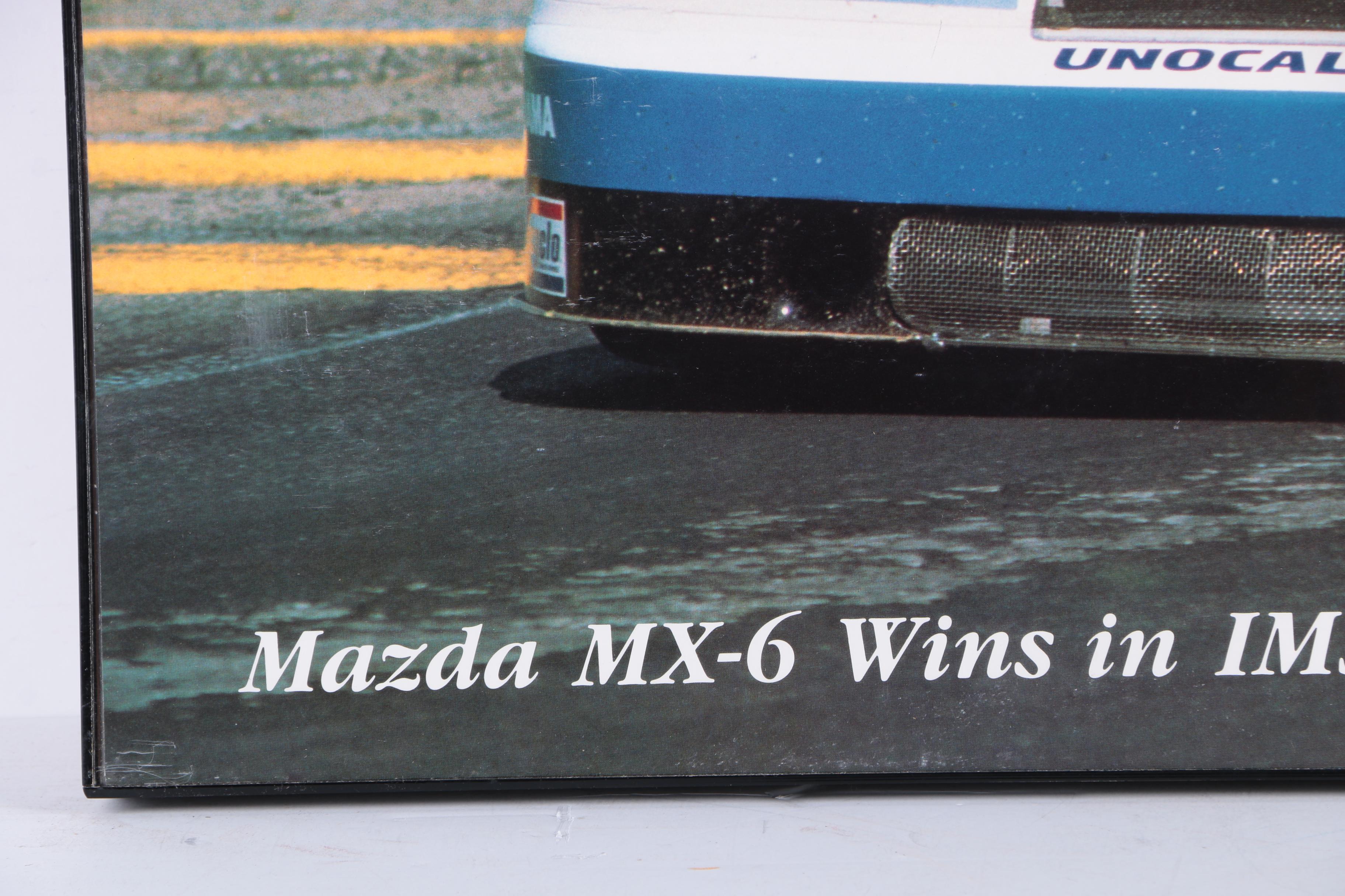 Offset Lithograph Poster on Paper Depicting Mazda MX-6