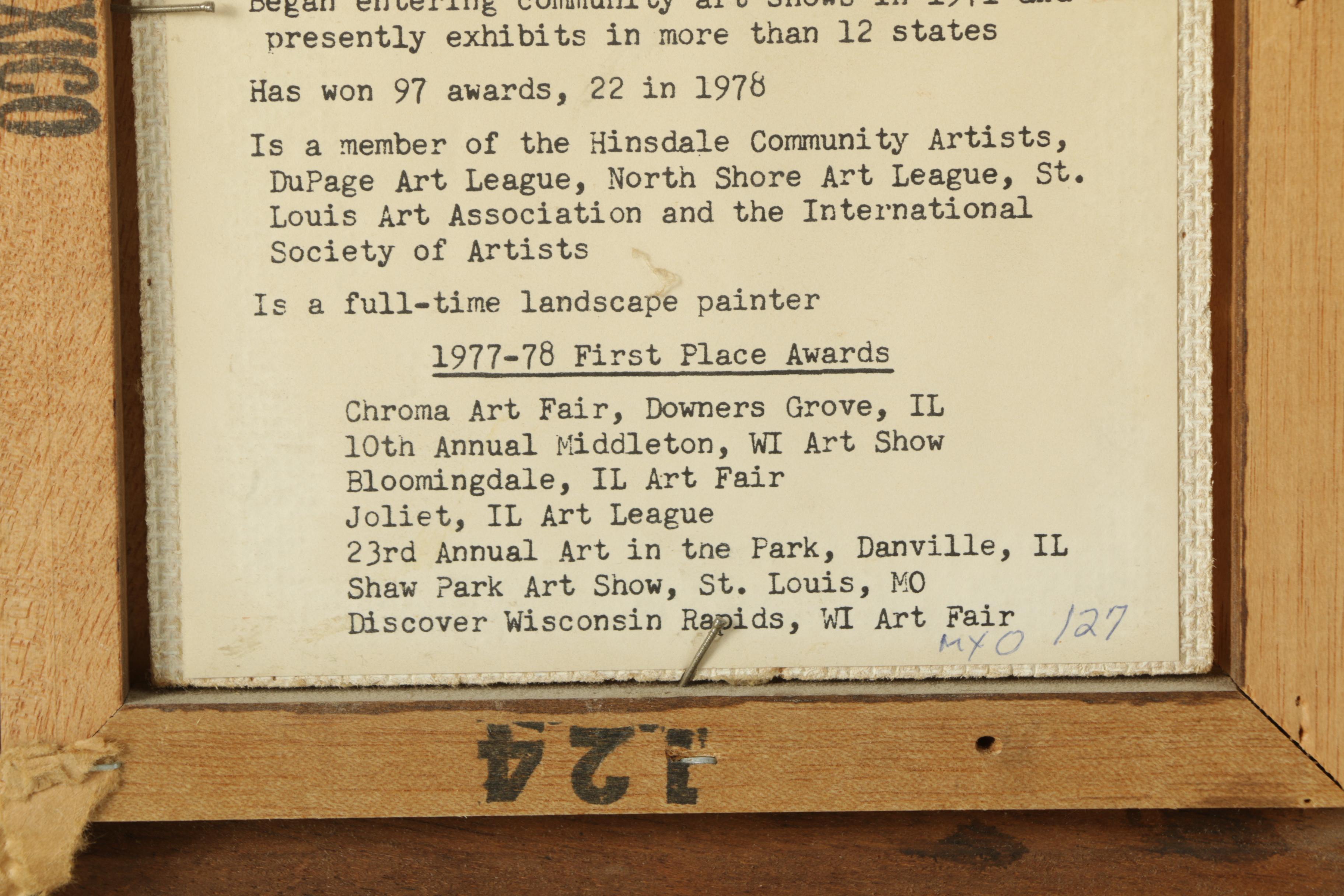 Richard K. Collopy Acrylic Paintings on Board of Rural Landscapes