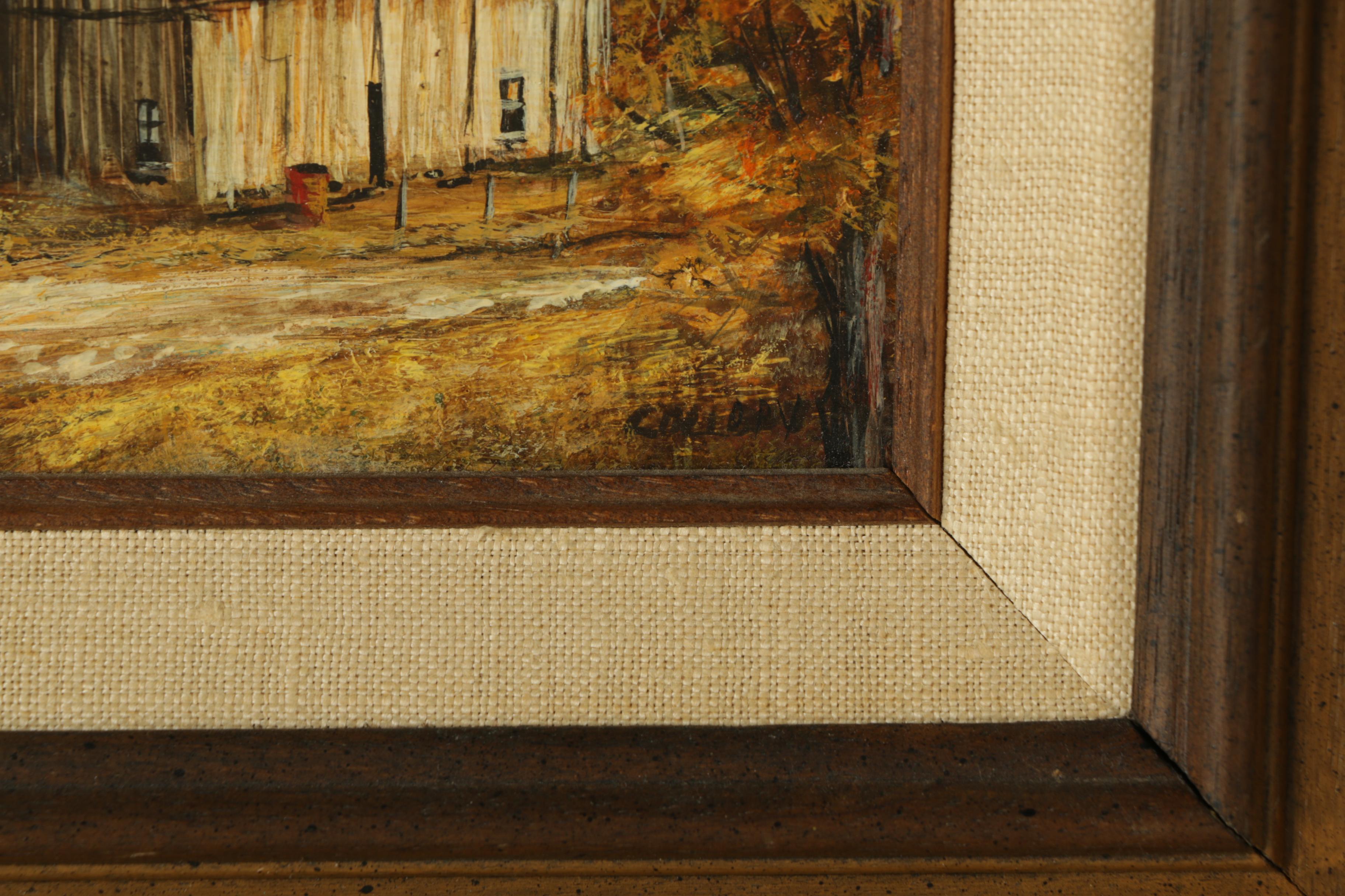 Richard K. Collopy Acrylic Paintings on Board of Rural Landscapes