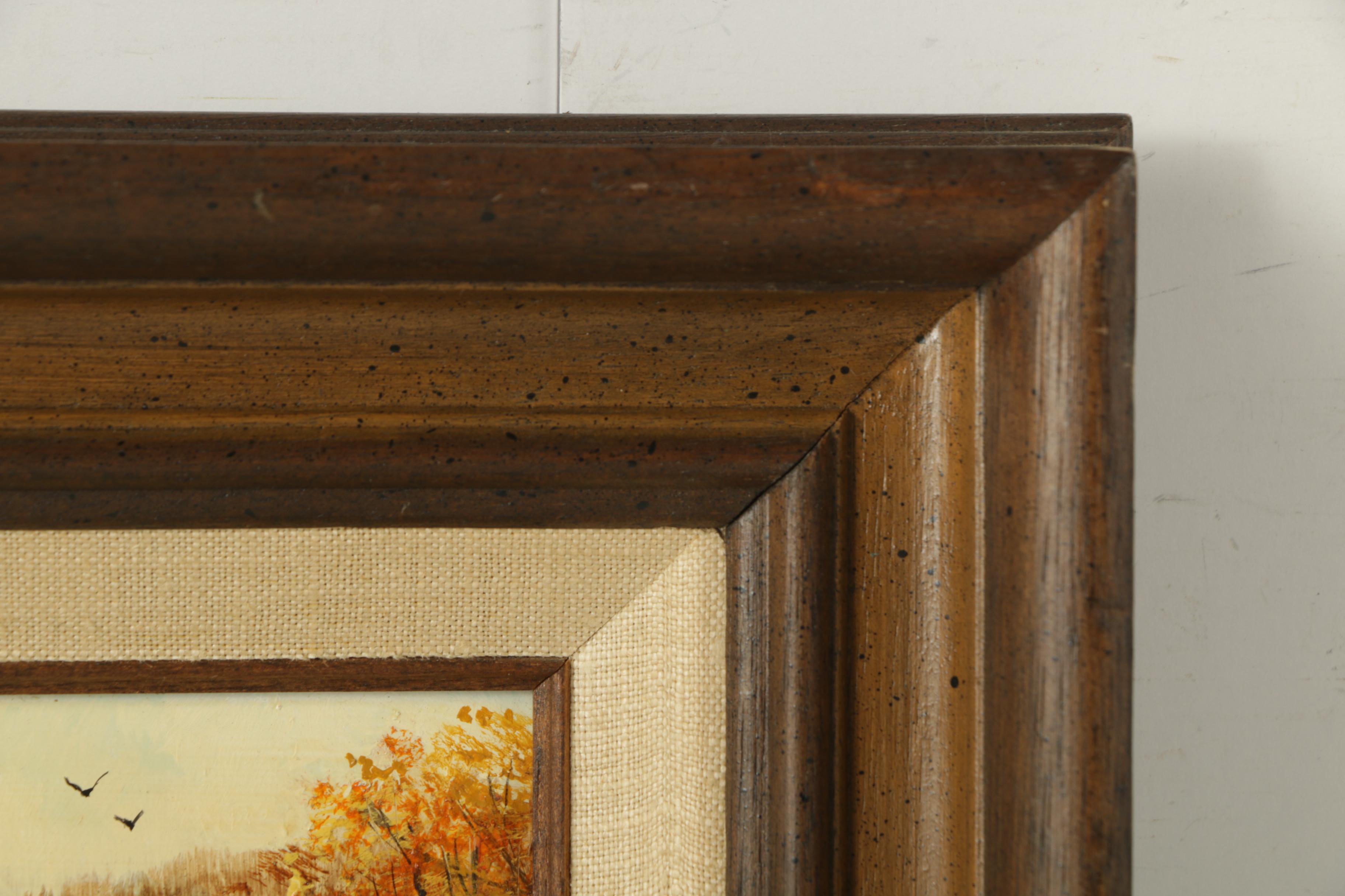 Richard K. Collopy Acrylic Paintings on Board of Rural Landscapes