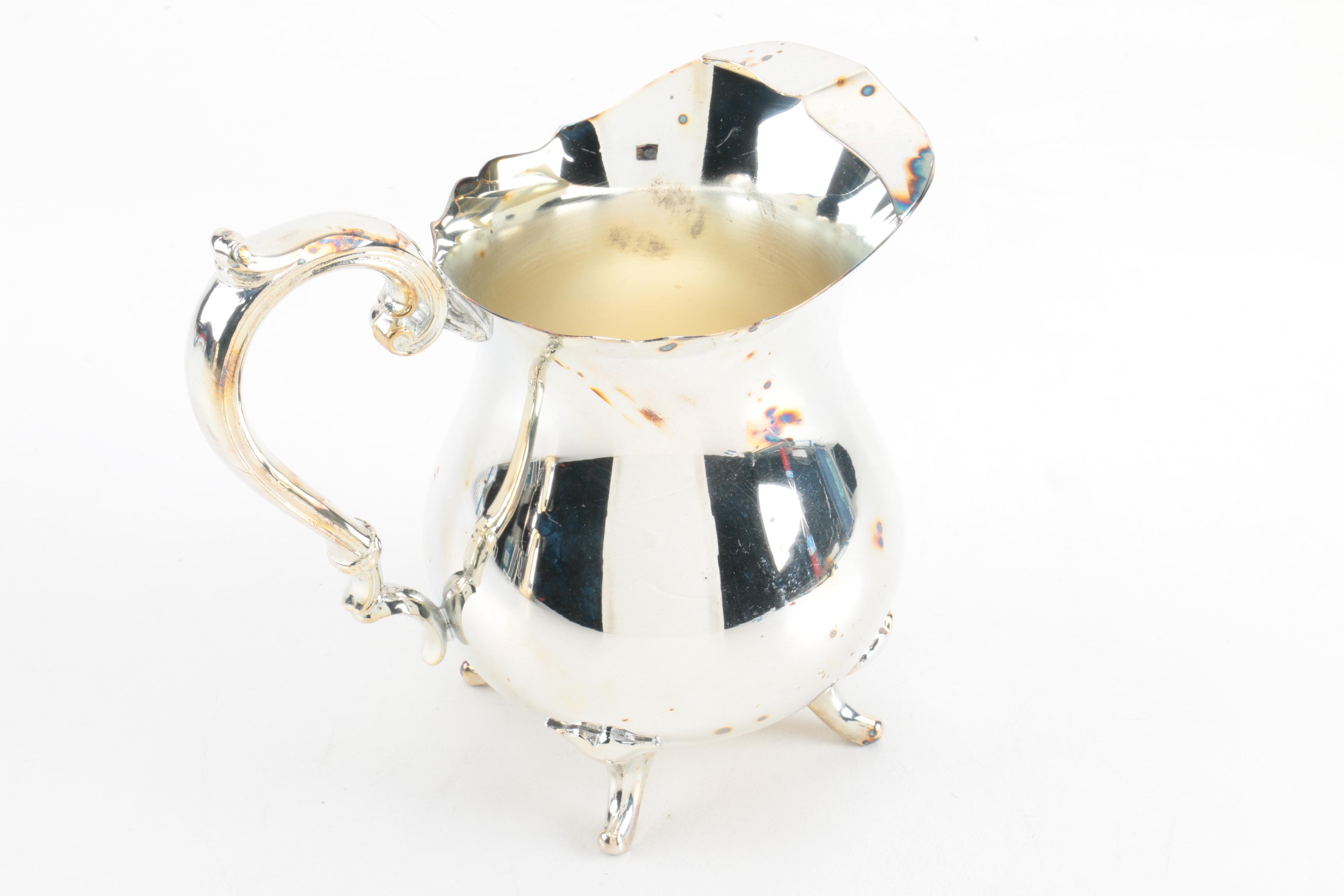 Wm Rogers Mfg. Co. and Other Silver-Plated Water Pitchers