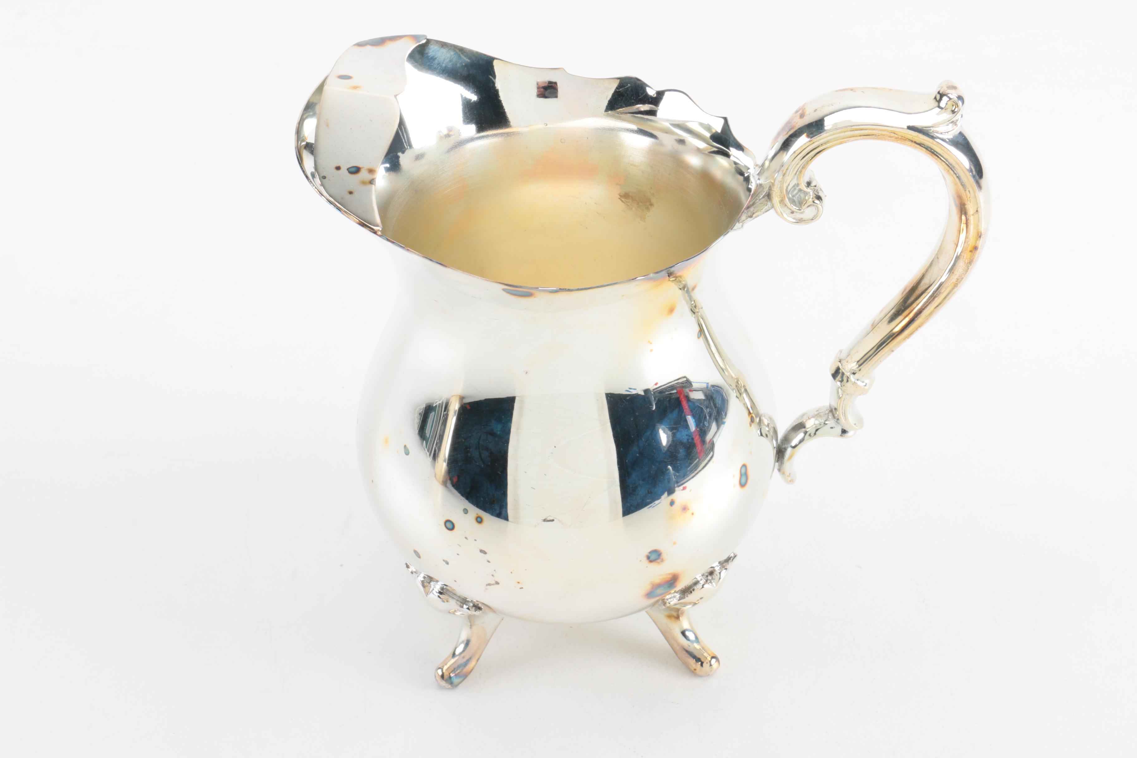 Wm Rogers Mfg. Co. and Other Silver-Plated Water Pitchers