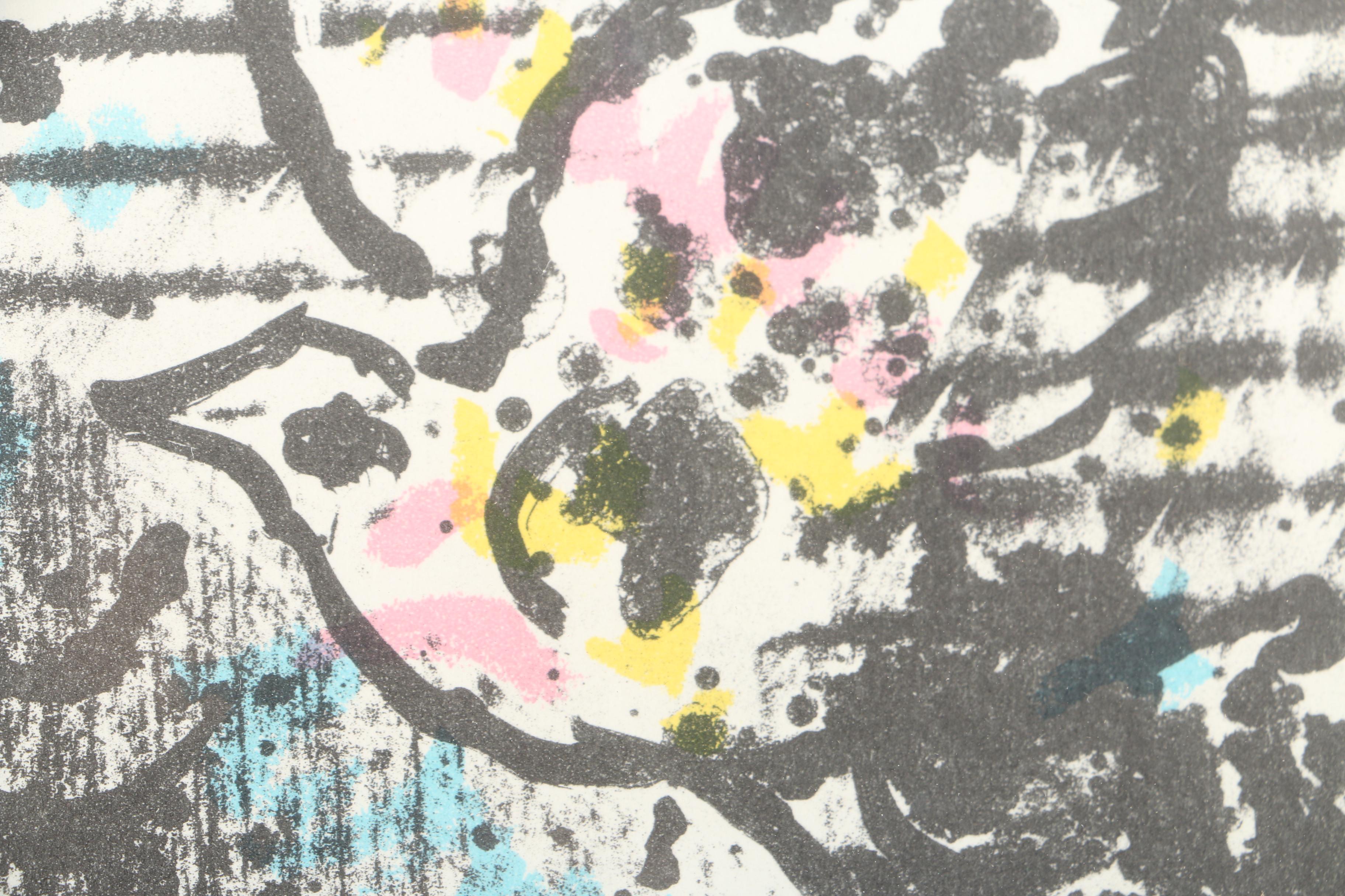 Marc Chagall Lithograph for Derrière le Miroir "Rêverie"