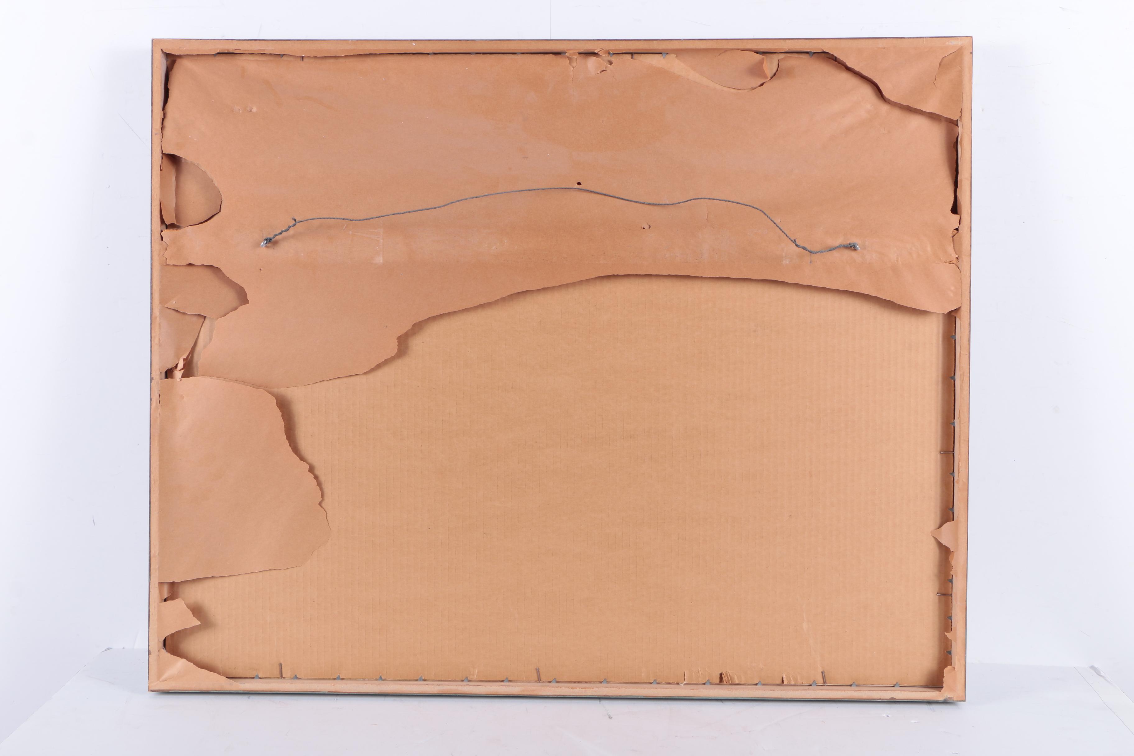 Robert H. Meltzer Watercolor Painting on Paper of a Tropical Landscape