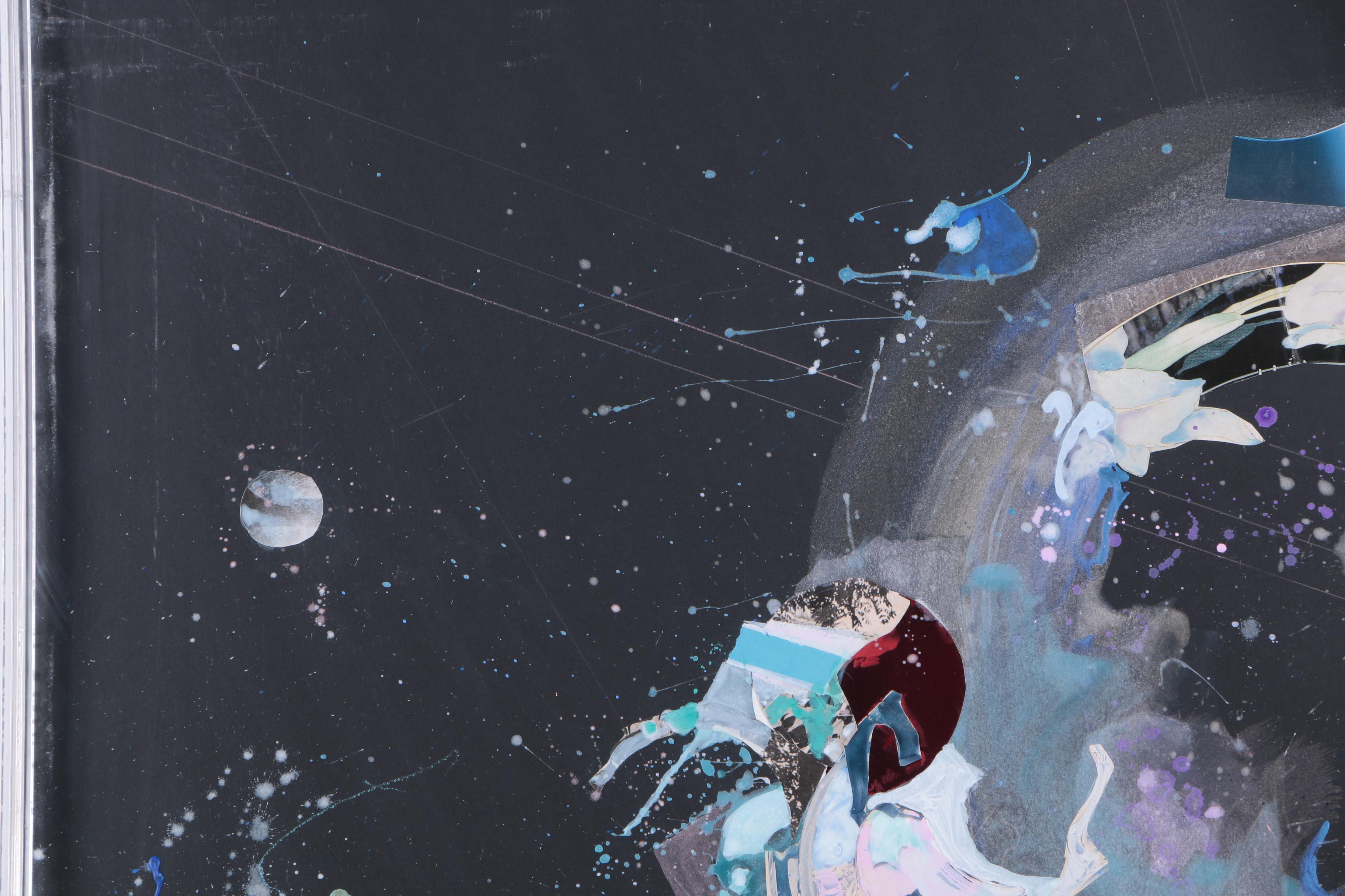 Desy Safán-Gerard Mixed Media Collage "Crescendo"