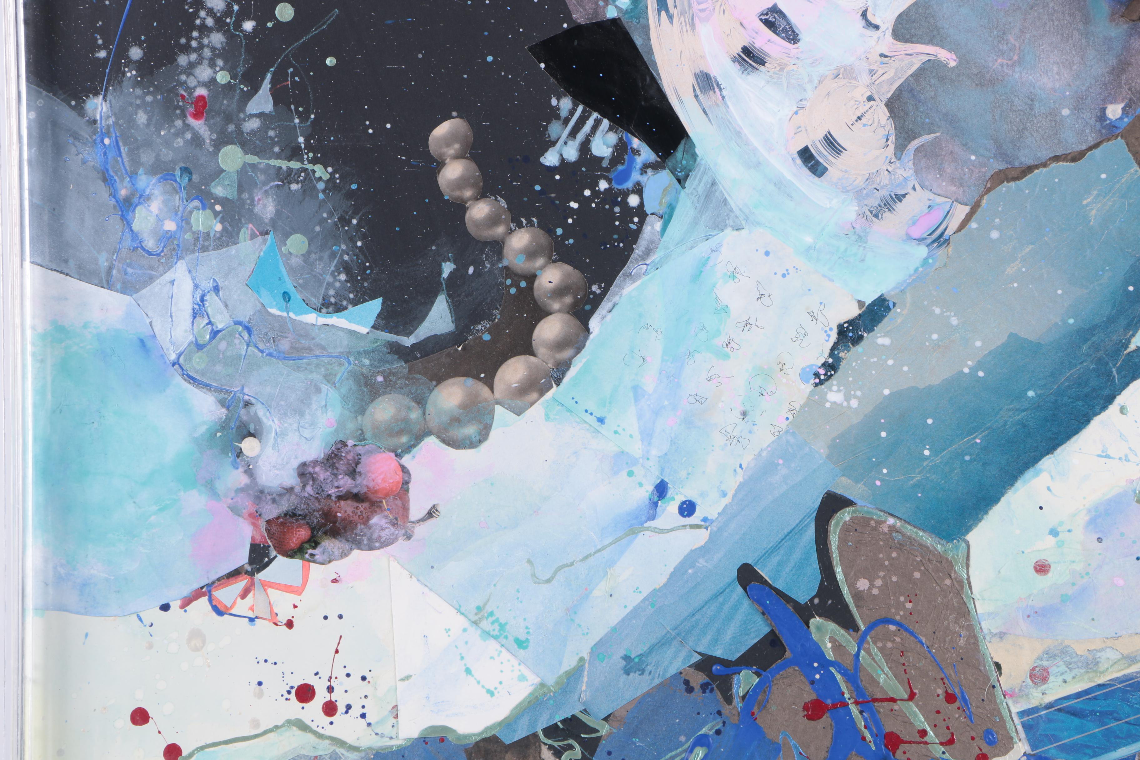 Desy Safán-Gerard Mixed Media Collage "Crescendo"