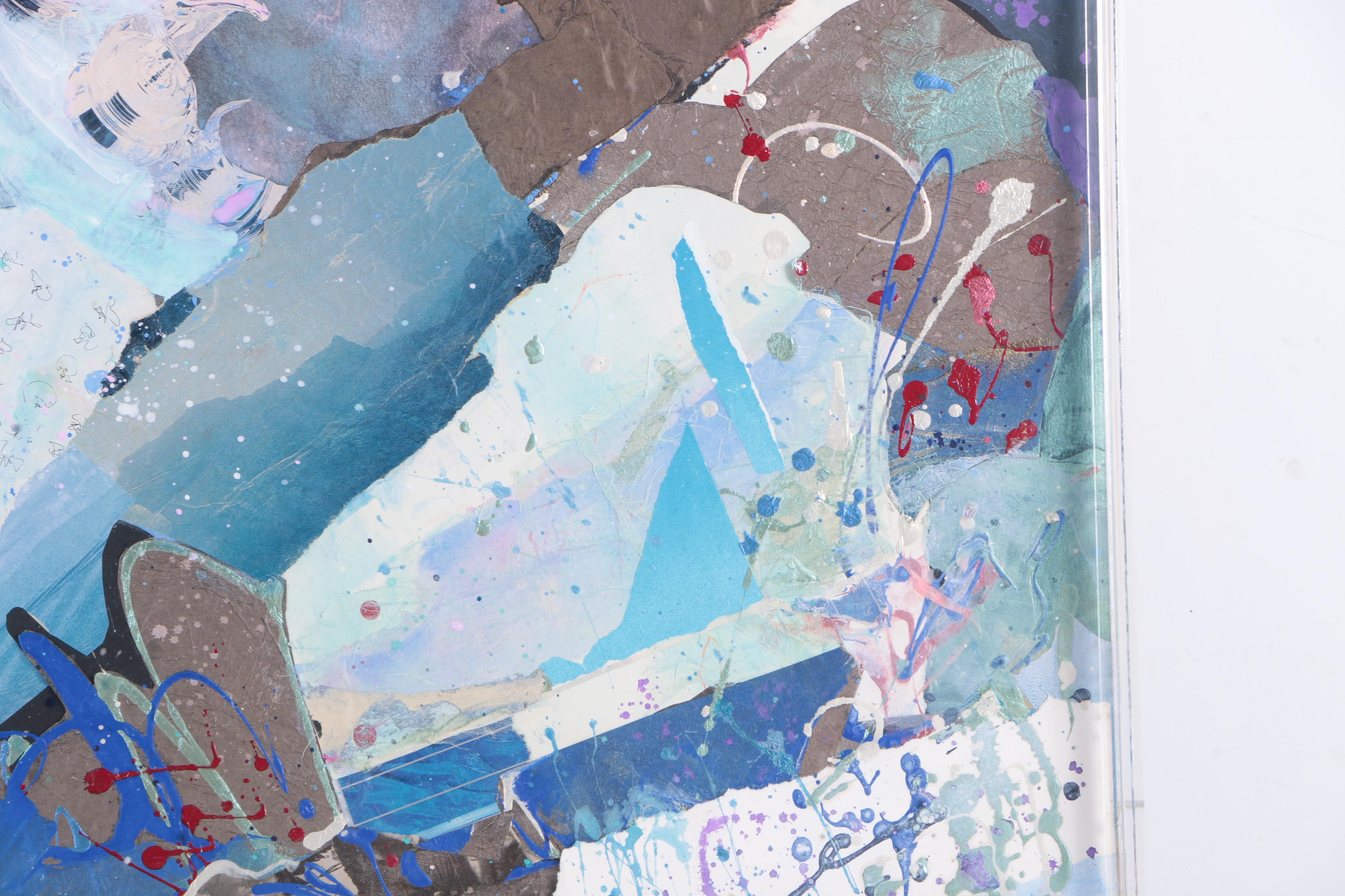 Desy Safán-Gerard Mixed Media Collage "Crescendo"