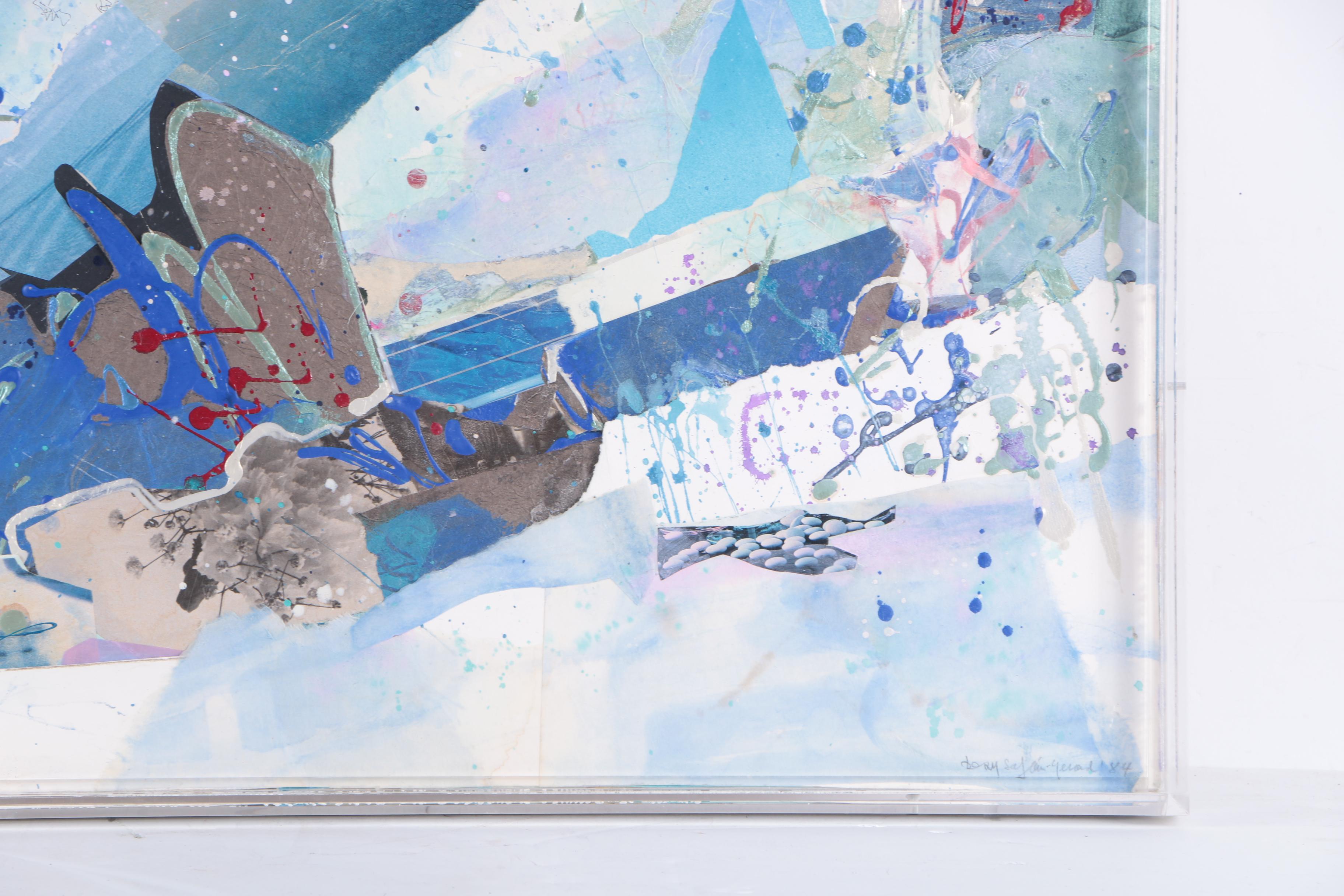 Desy Safán-Gerard Mixed Media Collage "Crescendo"