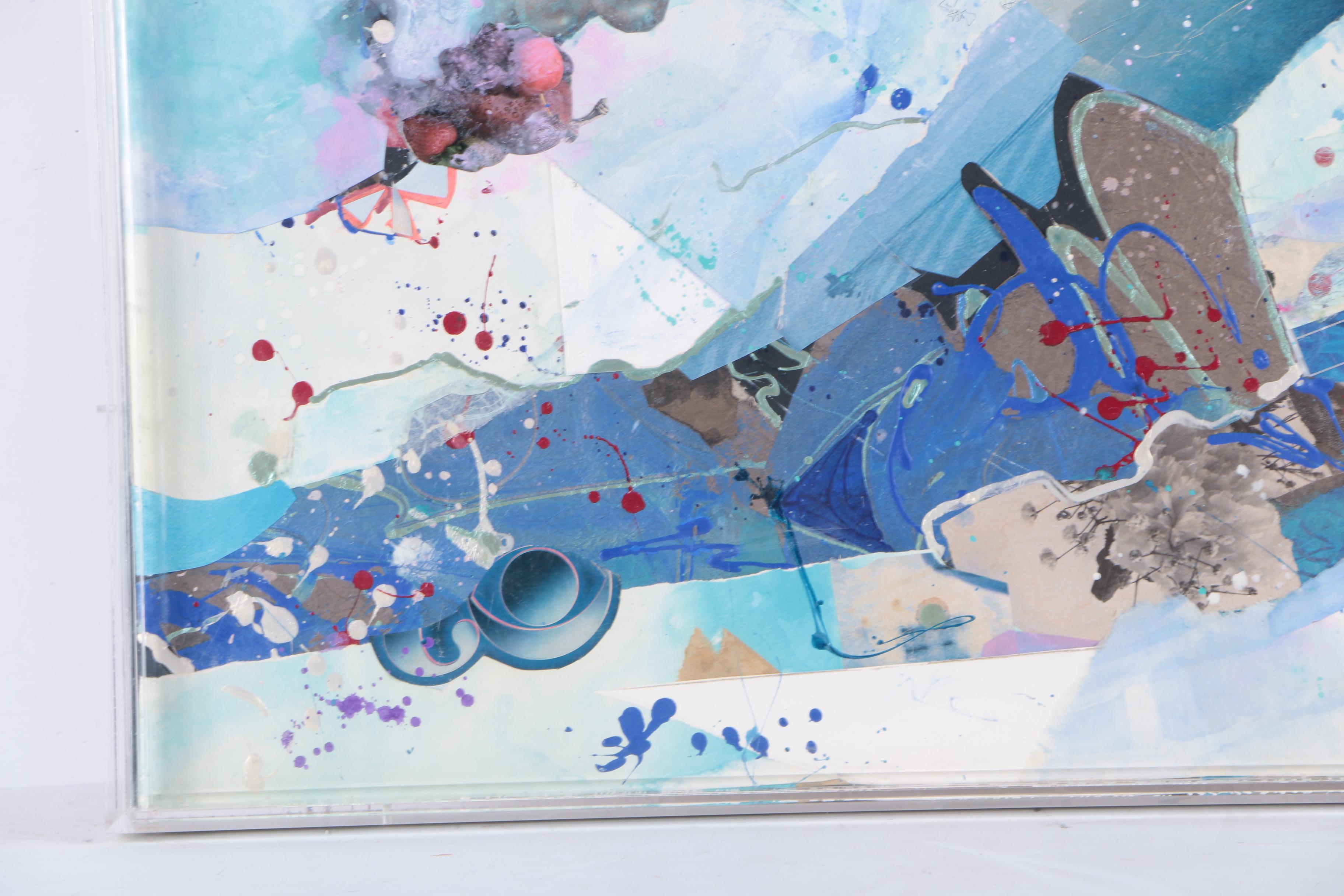 Desy Safán-Gerard Mixed Media Collage "Crescendo"