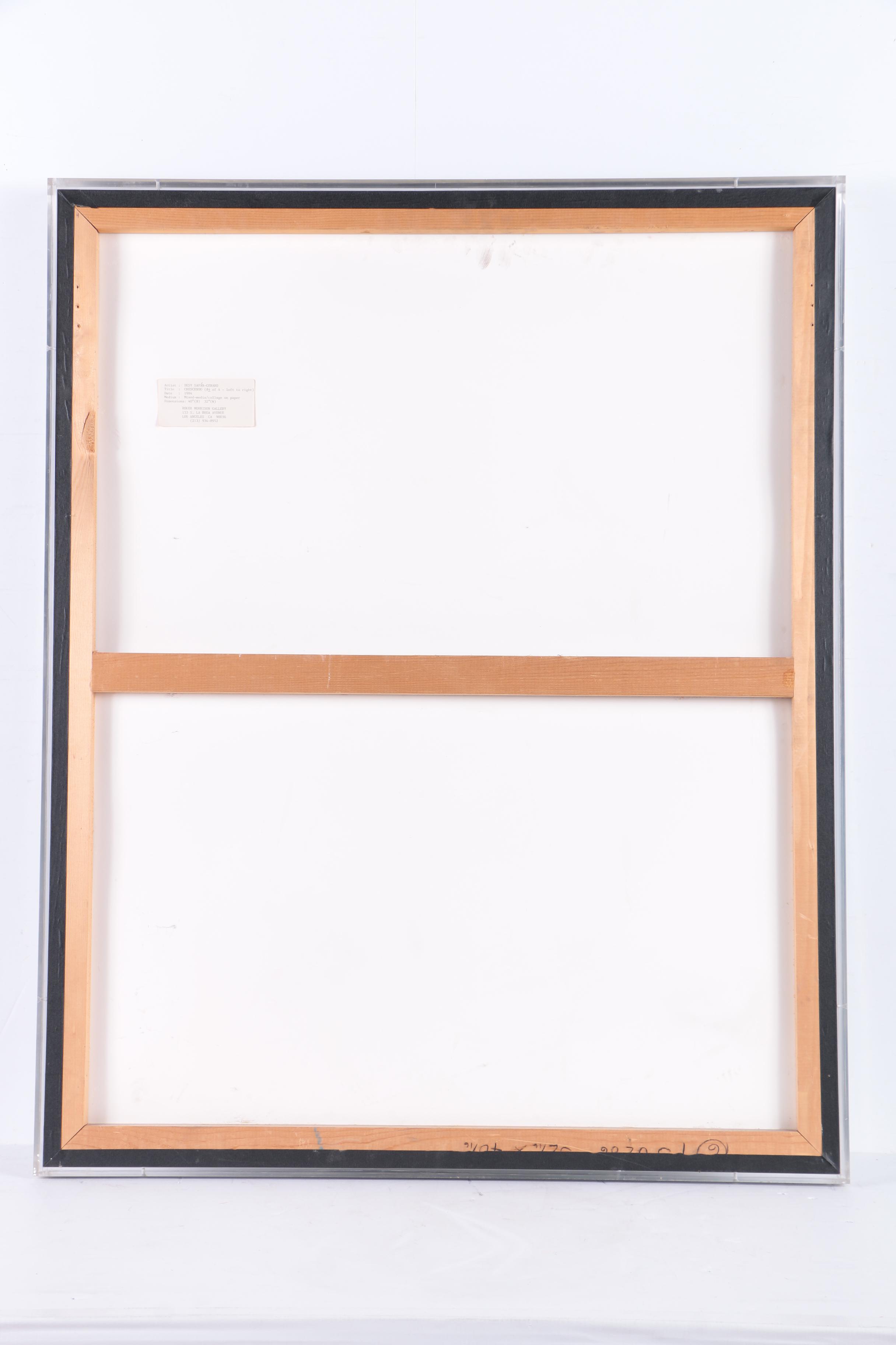 Desy Safán-Gerard Mixed Media Collage "Crescendo"