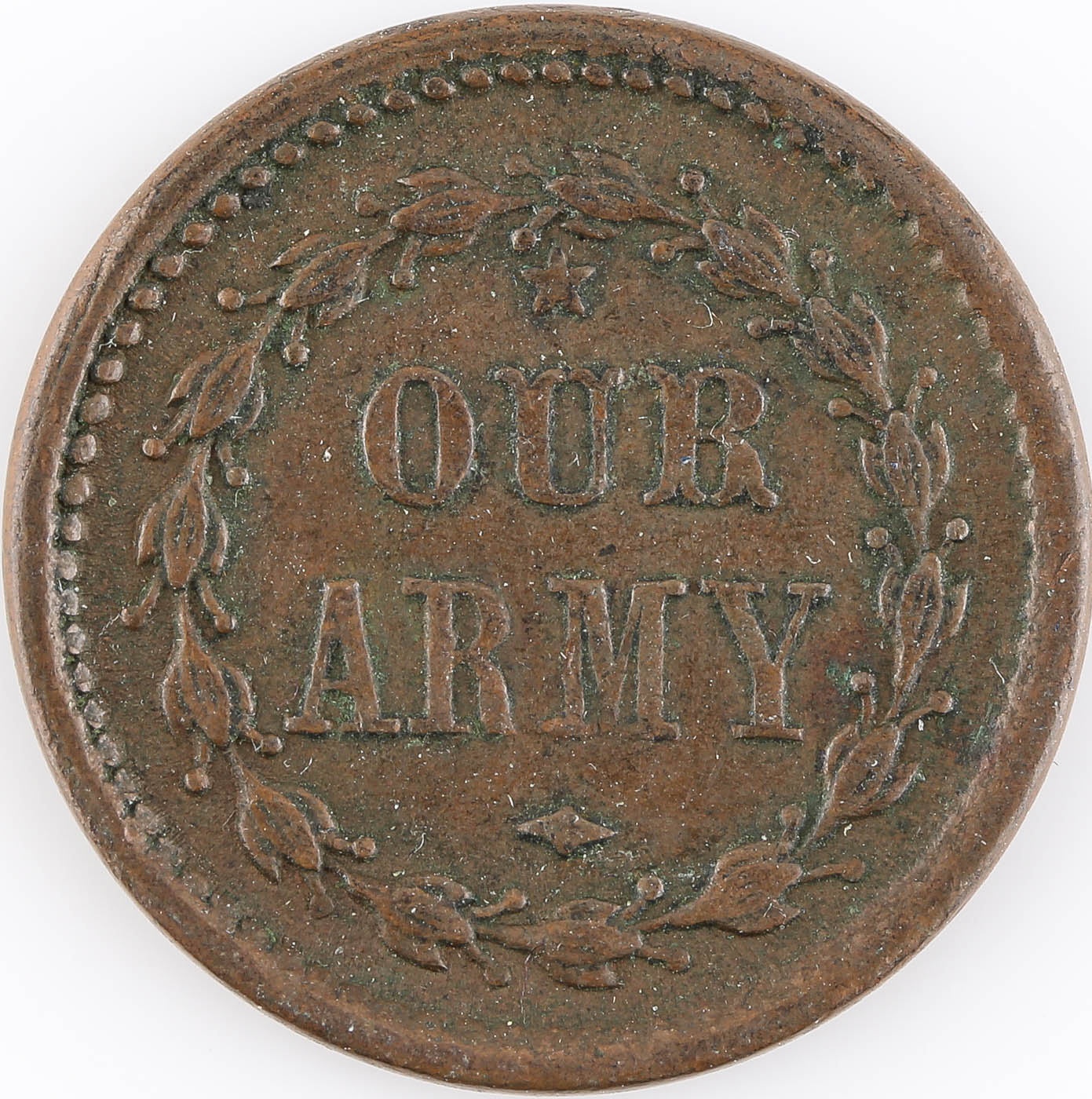 1863 Civil War Token: "Our Army"