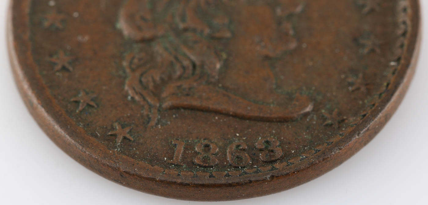 1863 Civil War Token: "Our Army"