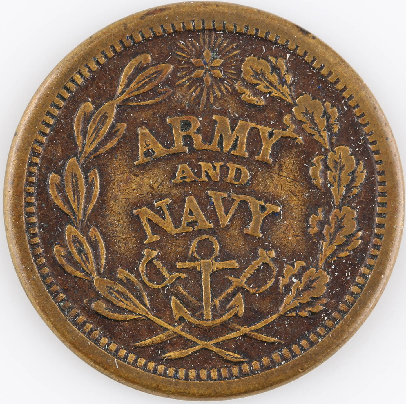 Civil War Era Token: "Army and Navy"