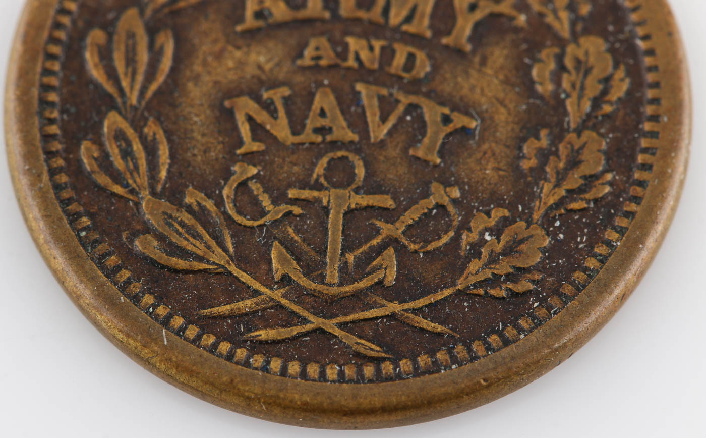 Civil War Era Token: "Army and Navy"