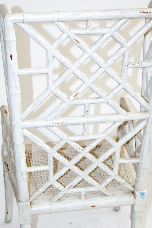 Vintage Bamboo Wingback Chairs by Guildmaster