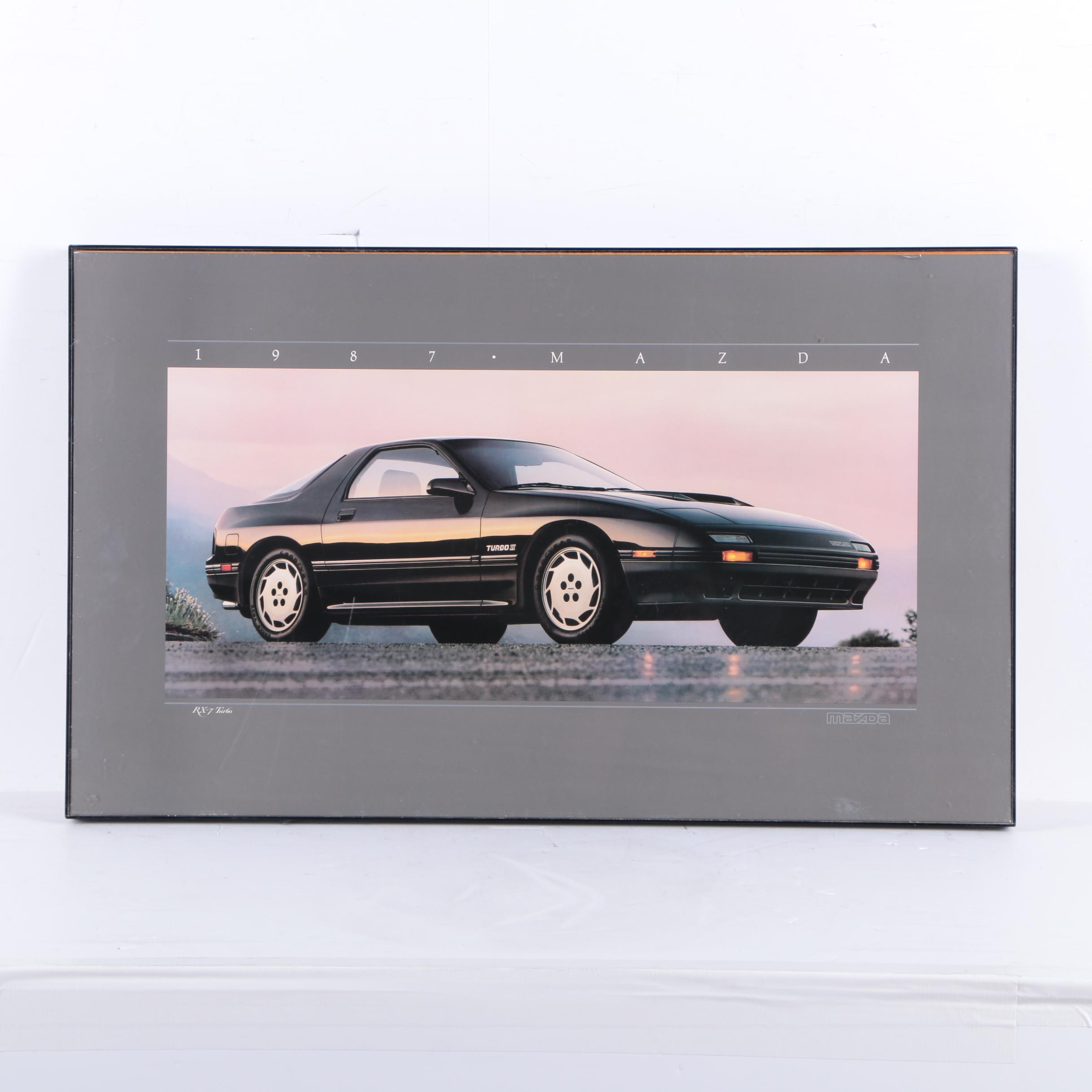 Digital Photograph on Paper of 1987 Mazda RX-7 Turbo