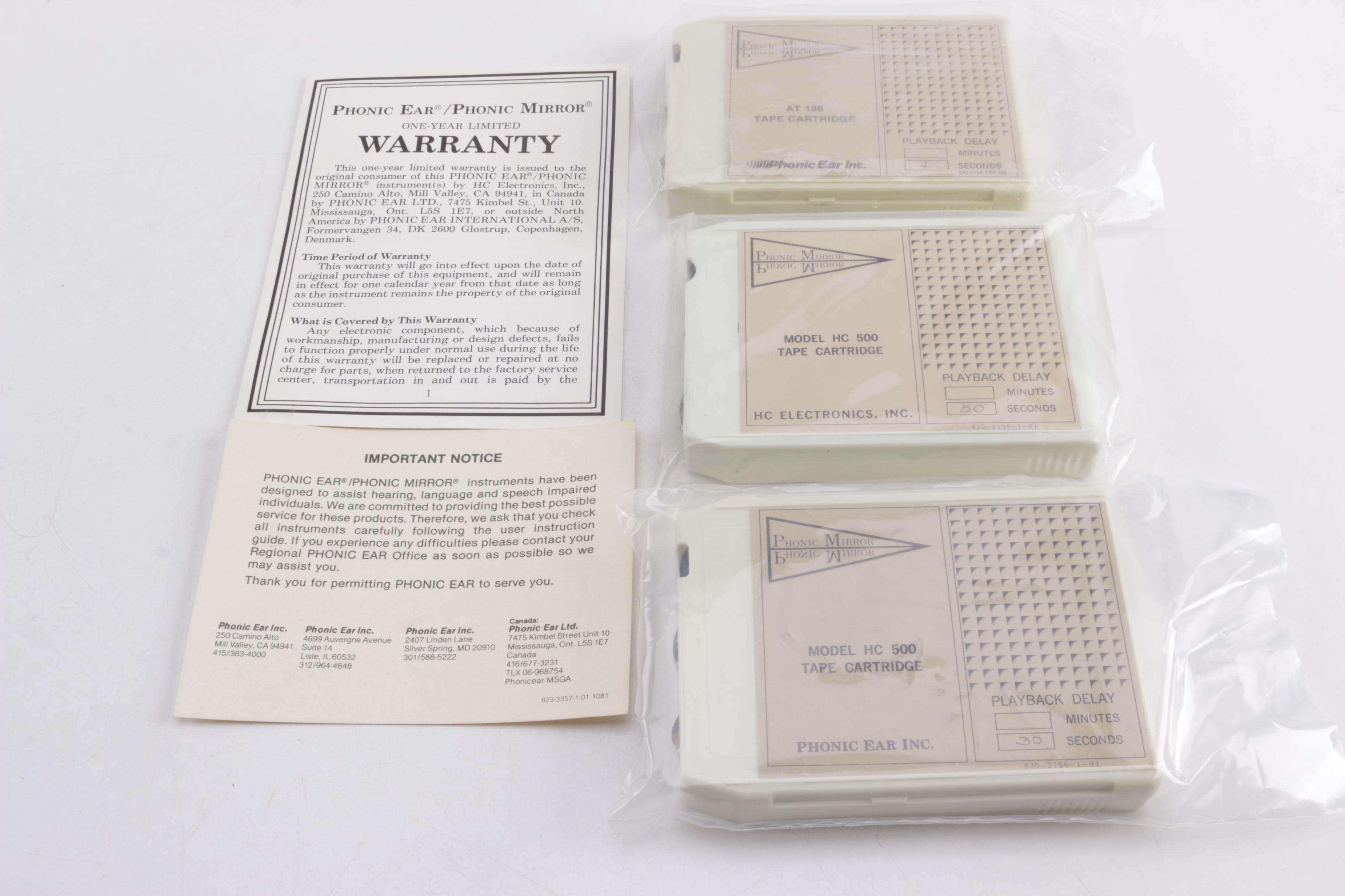 Sony Shortwave Radio And Vintage Phonic Mirror Speech Playback Recorder