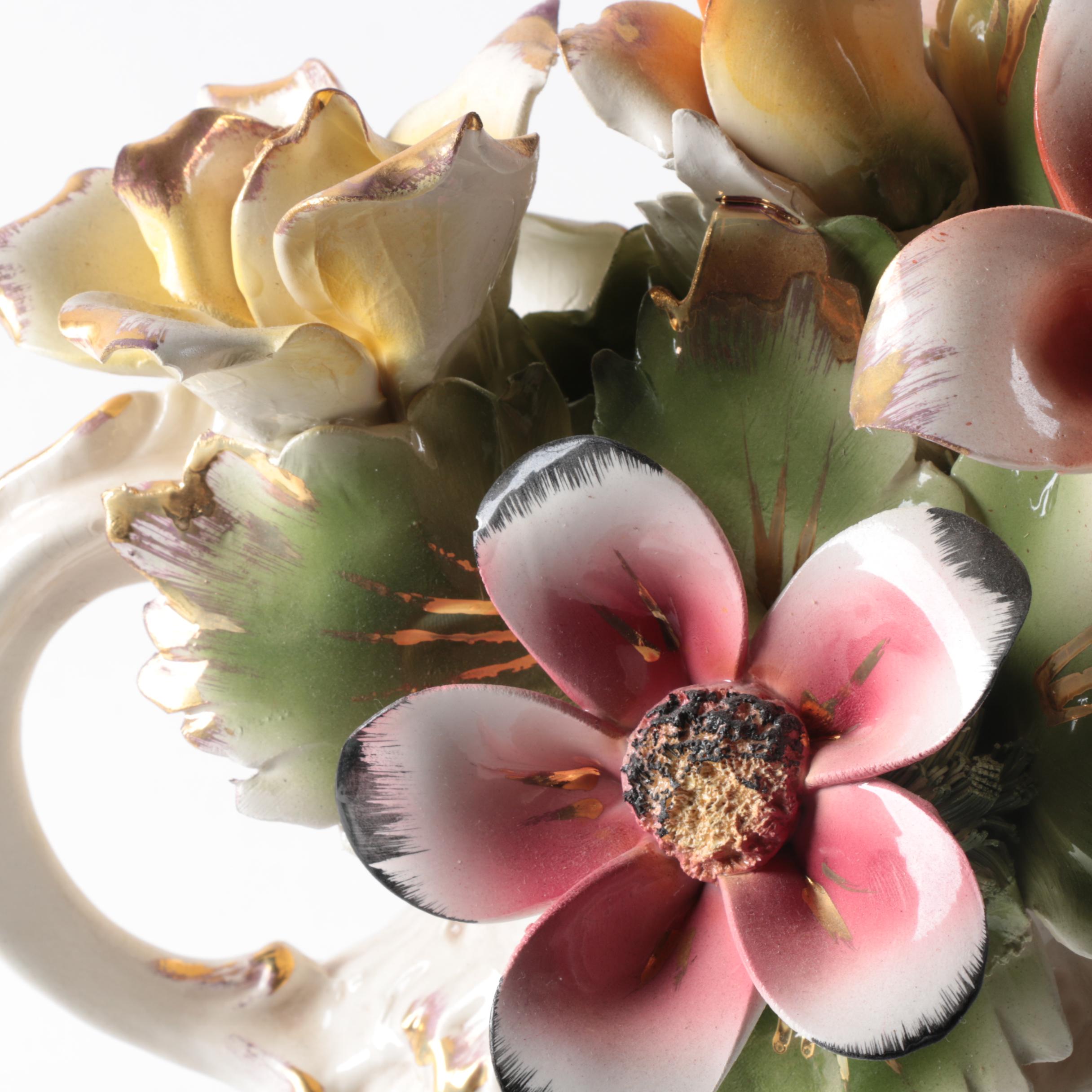 Capodimonte  Floral Centerpiece