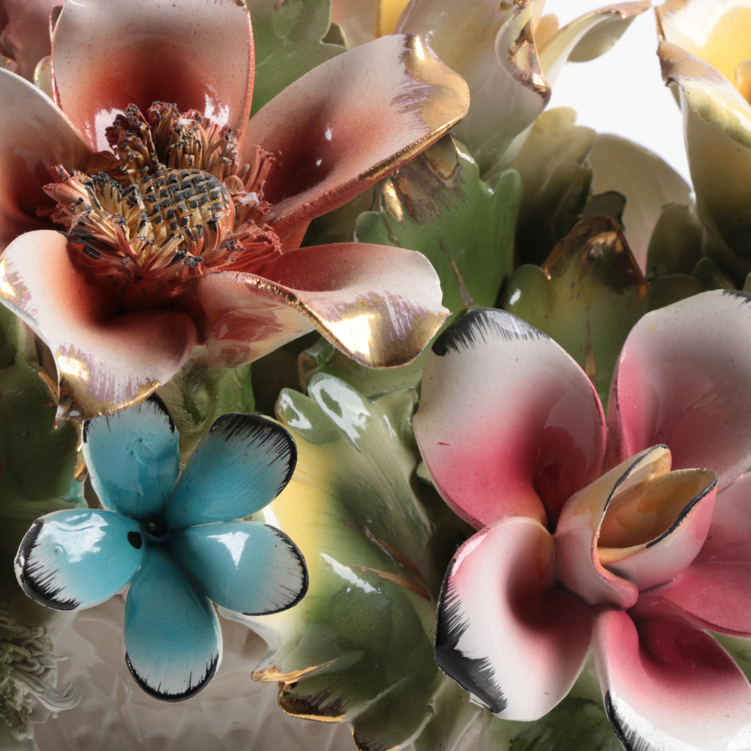 Capodimonte  Floral Centerpiece