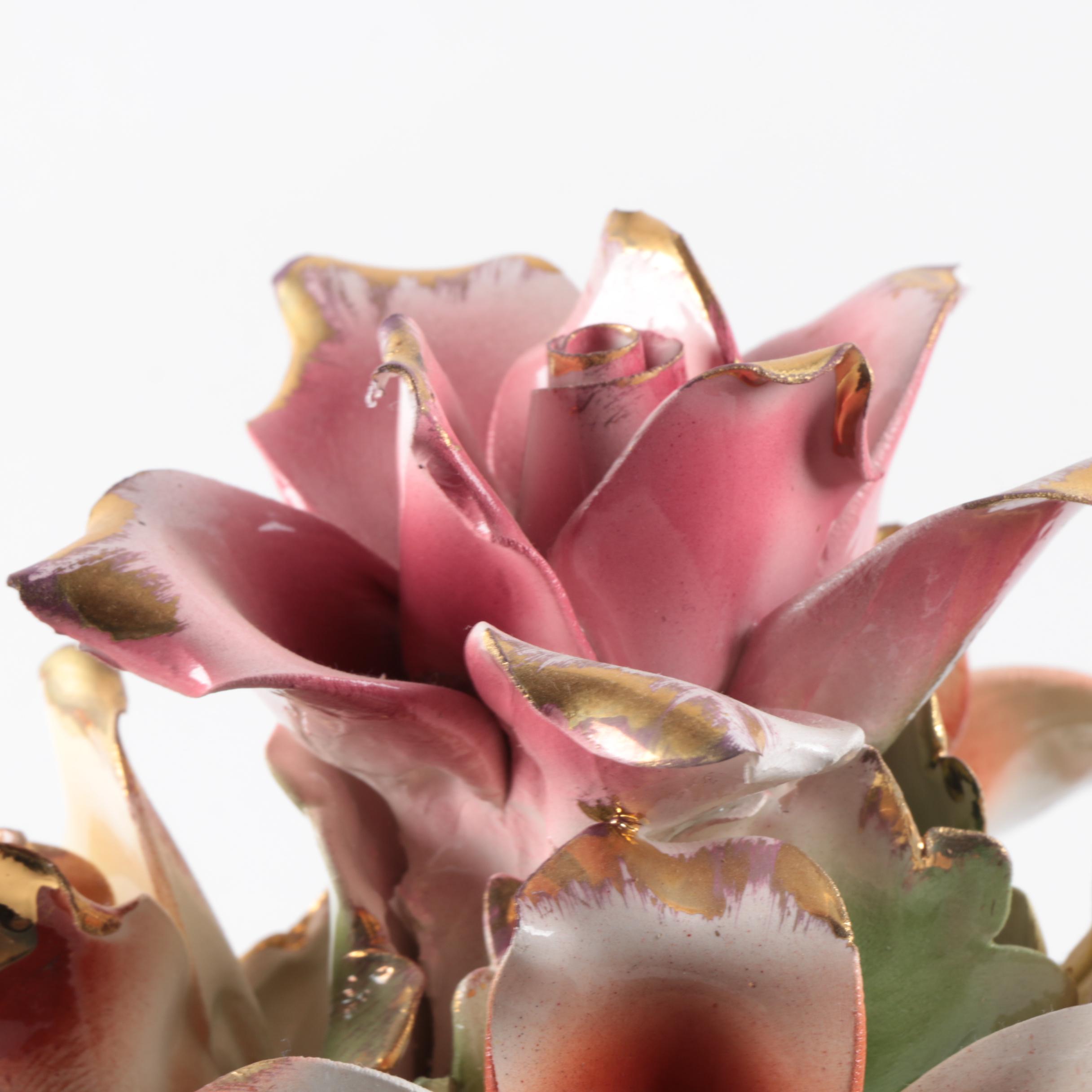 Capodimonte  Floral Centerpiece