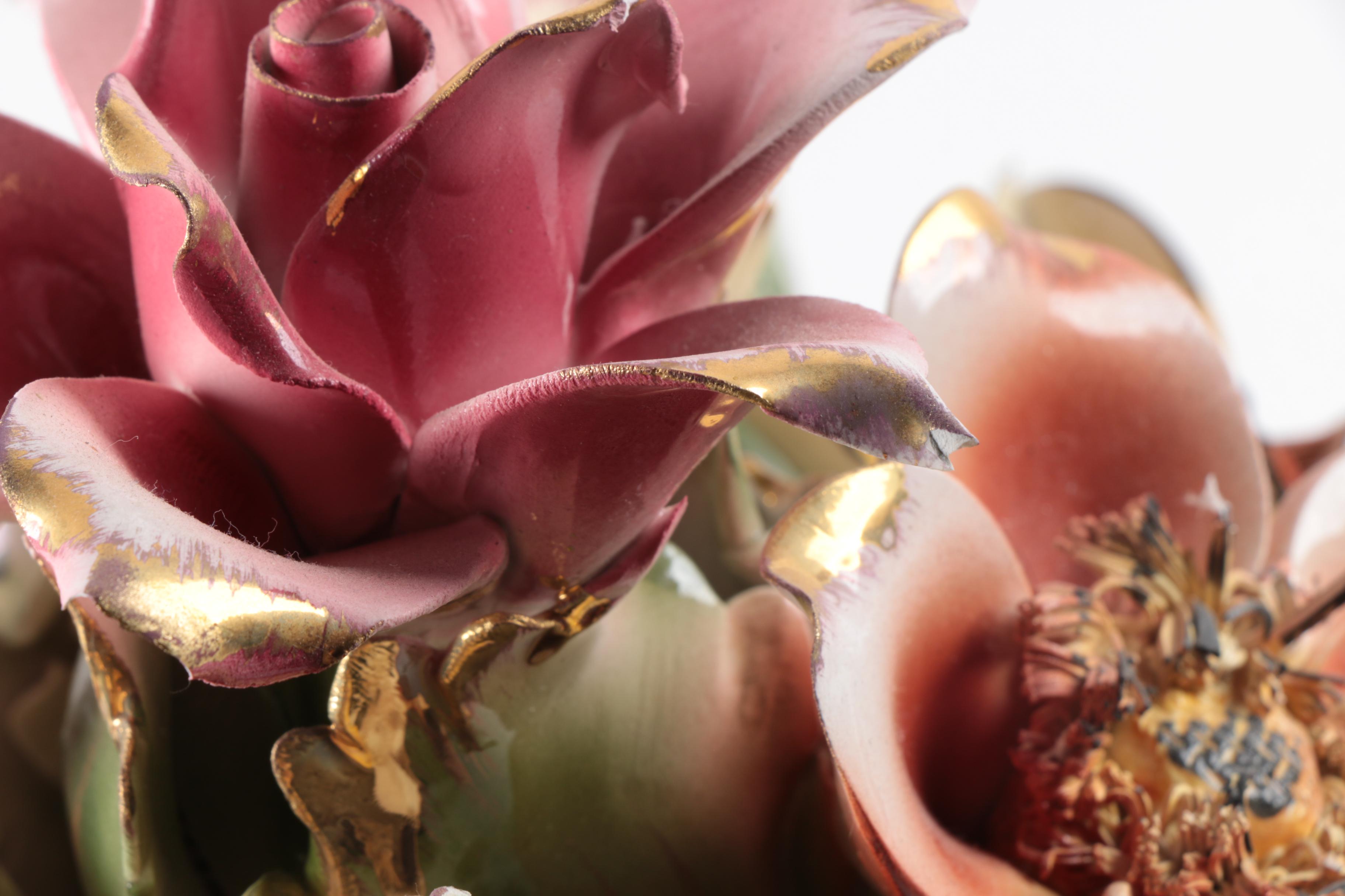 Capodimonte  Floral Centerpiece