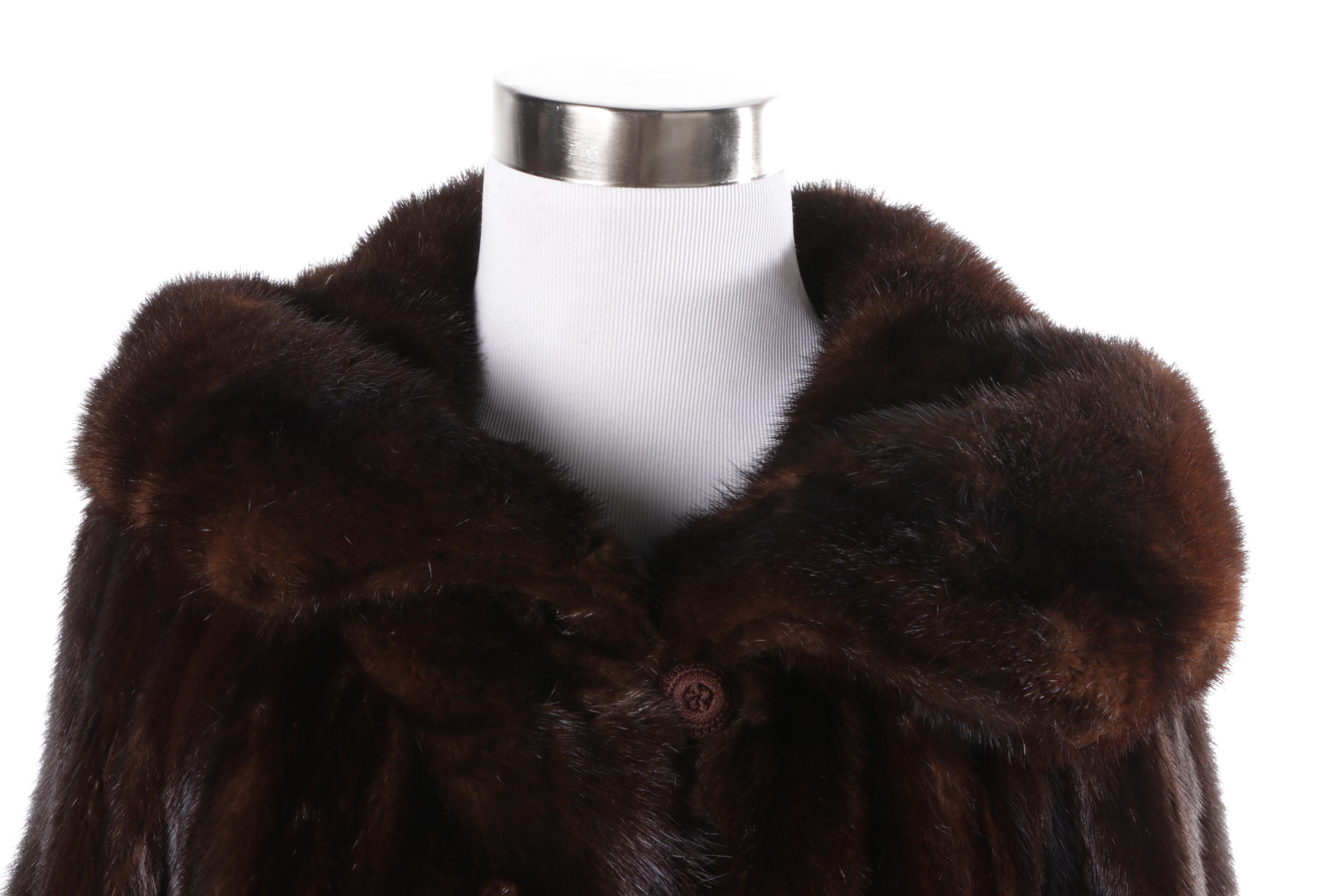 Women's Vintage Peter Duffy Full-Length Mink Fur Coat