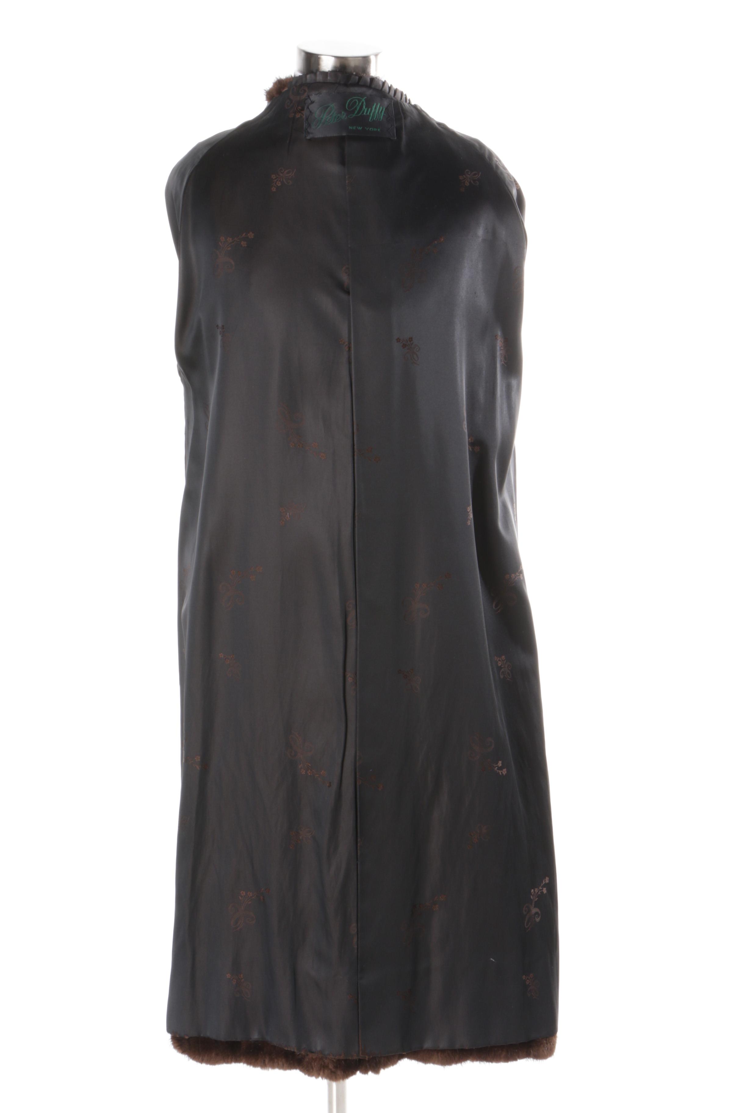 Women's Vintage Peter Duffy Full-Length Mink Fur Coat