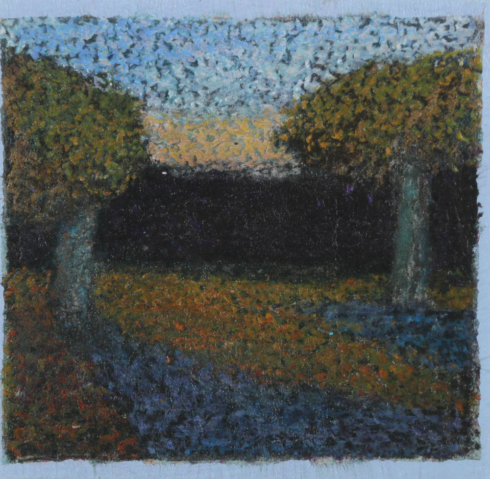 Edgar Hatten Oil Painting "Two Trees"