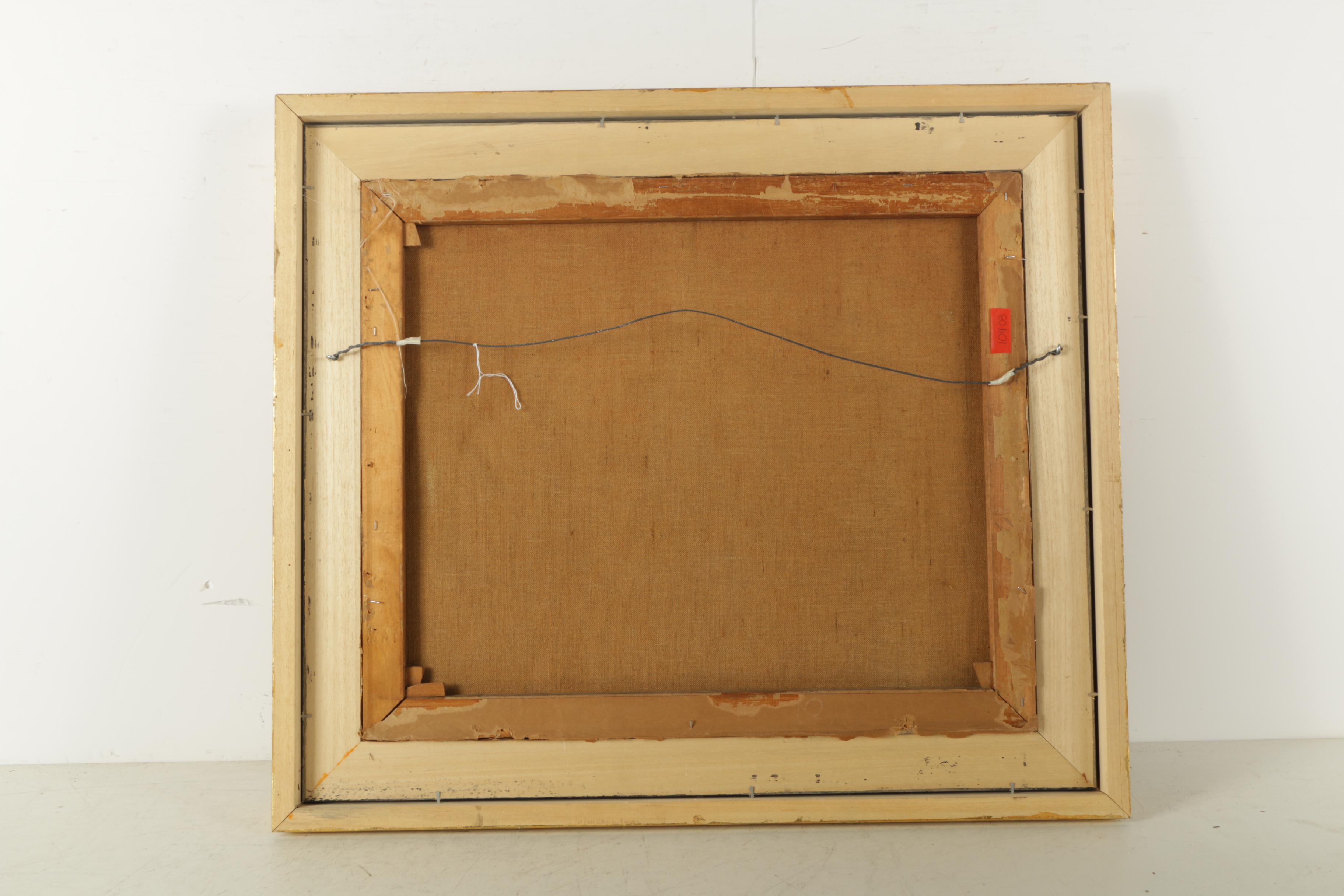 Helen Hudson Below Oil Painting on Canvas Wooded Landscape