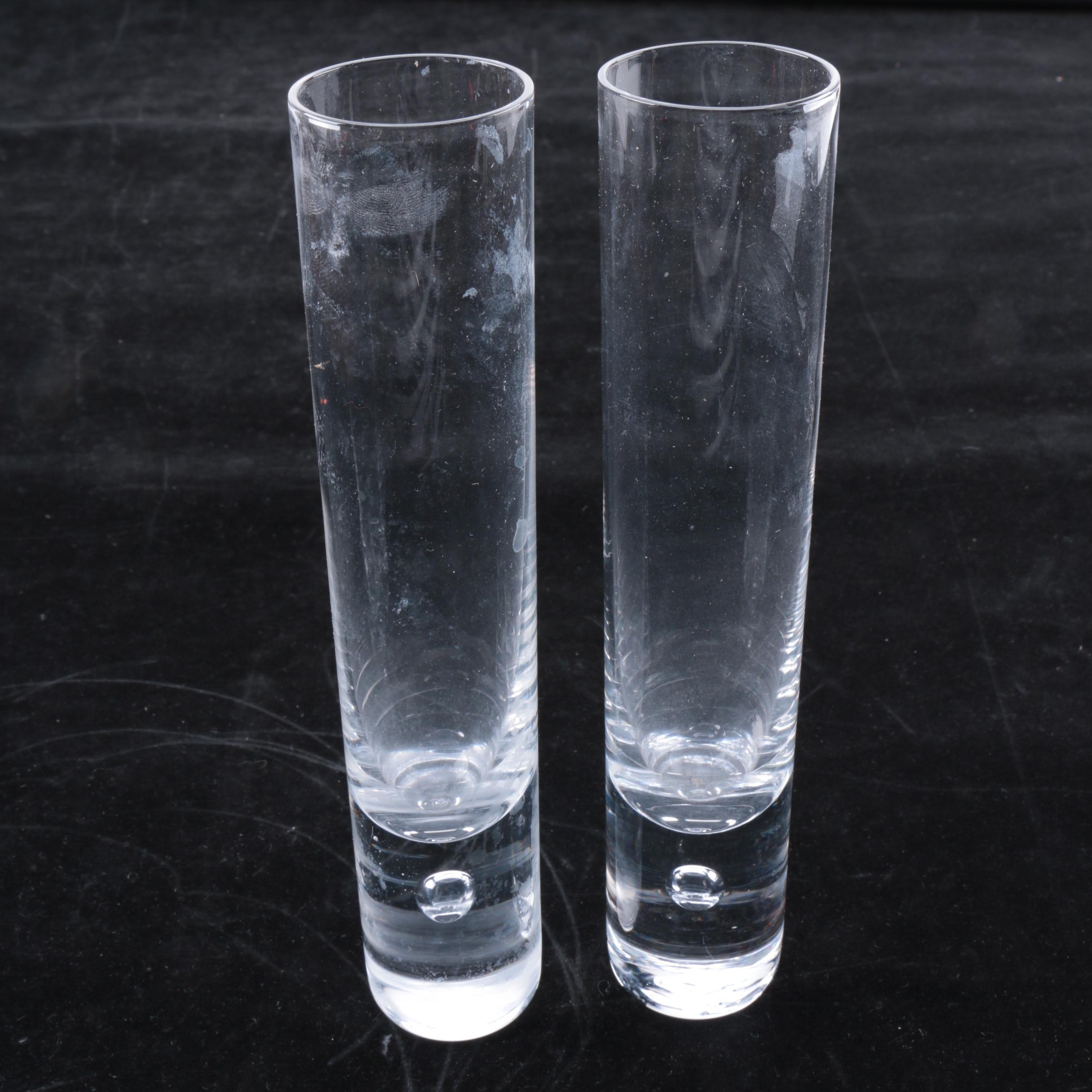 Contemporary Glass Bud Vases